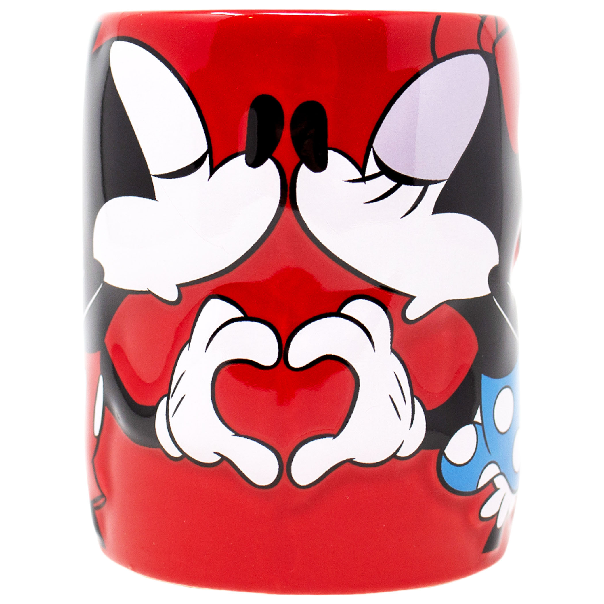 Disney Mickey and Minnie Kissing 14 Ounce Mug