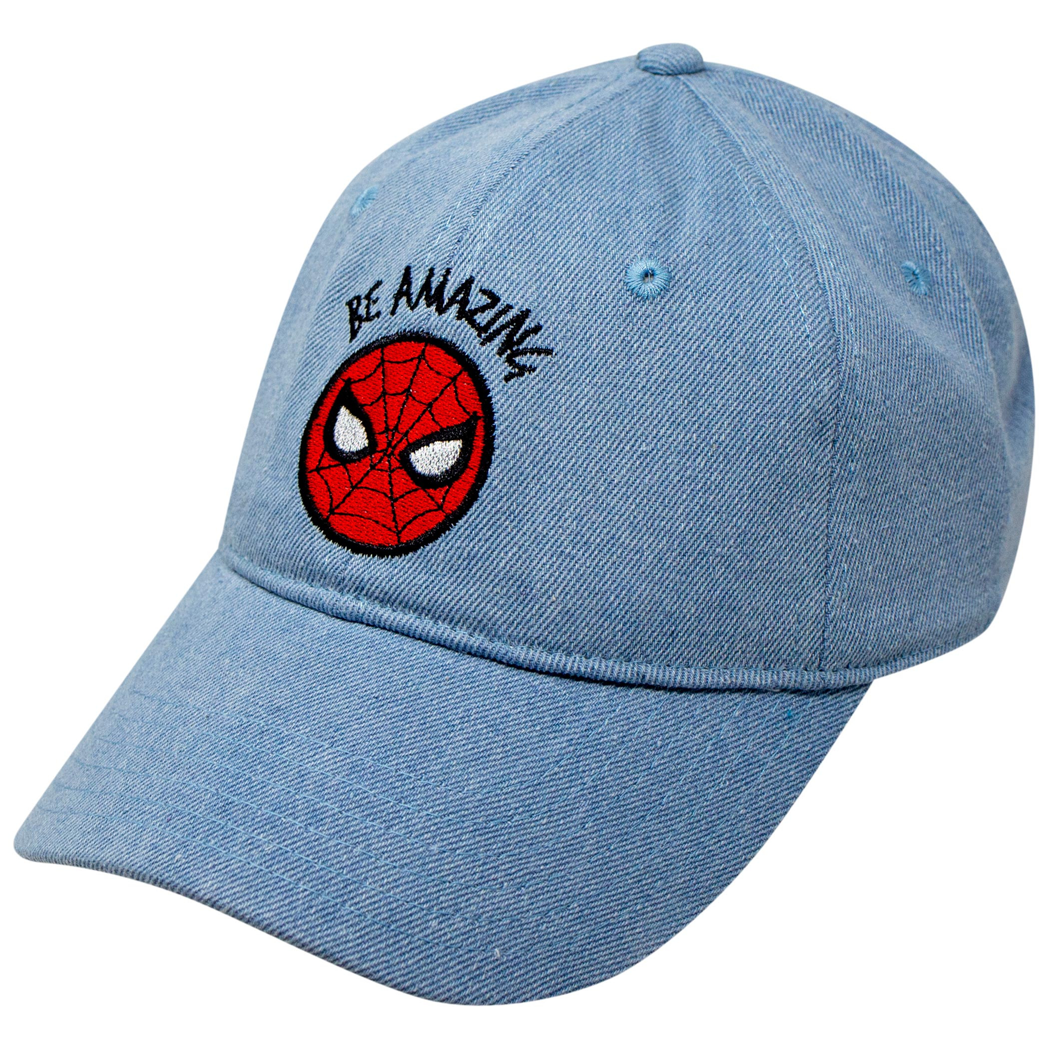 Spider-Man Be Amazing Denim Dad Hat