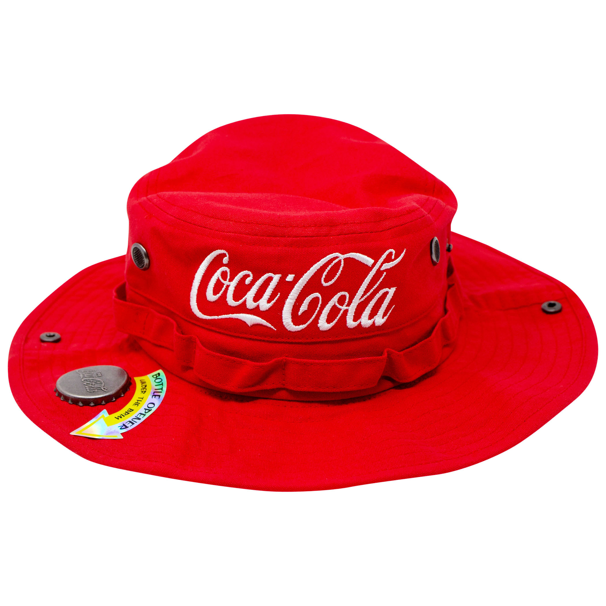 Coca Cola Canvas Boonie With Bottle Opener Bucket Hat