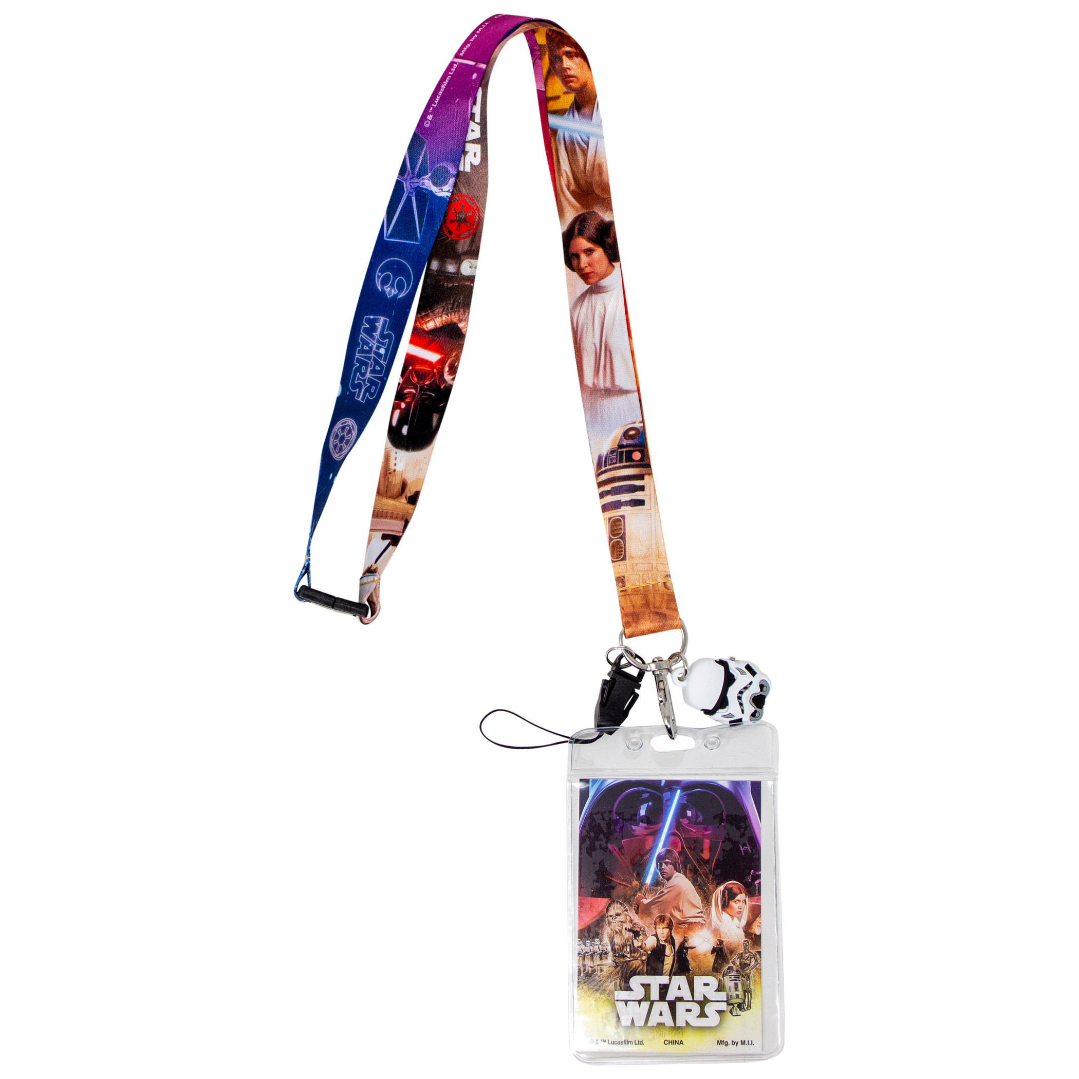 Star Wars Princess Leia Lanyard with ID Badge Holder