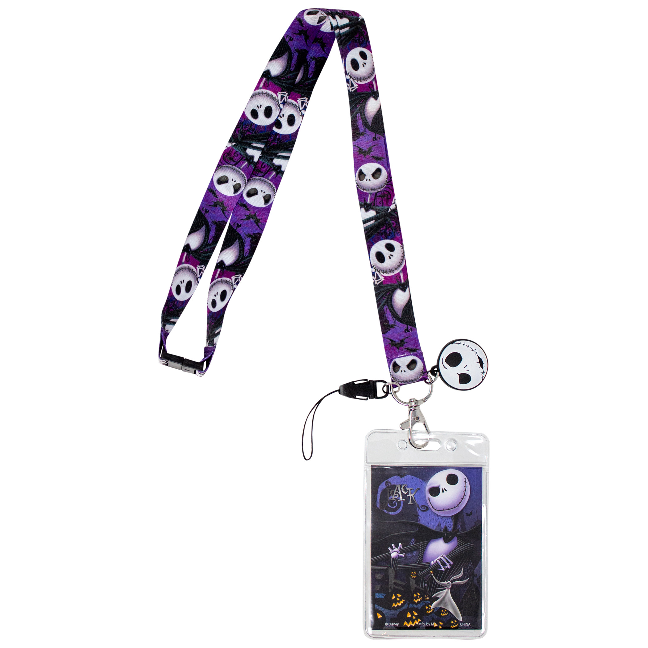 Halloween Jack and Sally Badge Reel, Jack Skellington Badge Reel