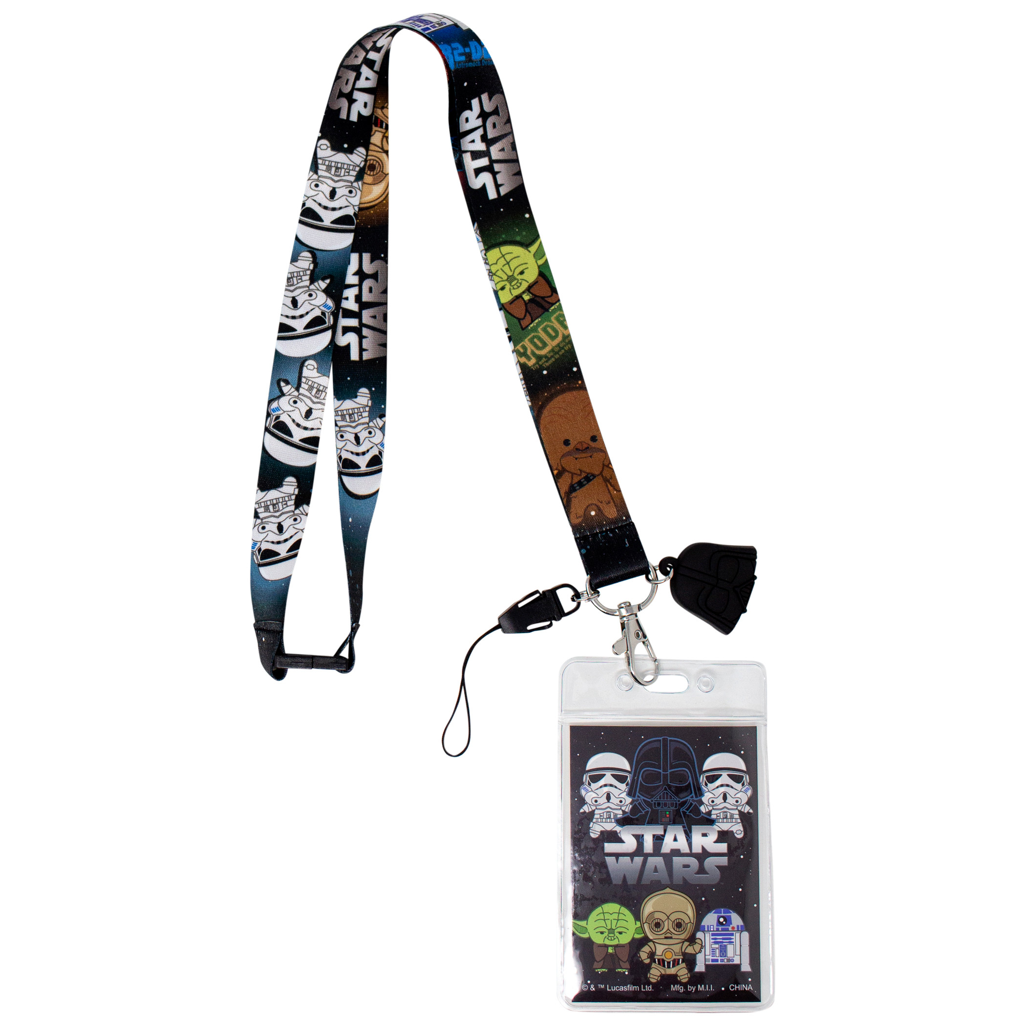 Star Wars Darth Vader Lanyard with ID Badge Holder and Dangle