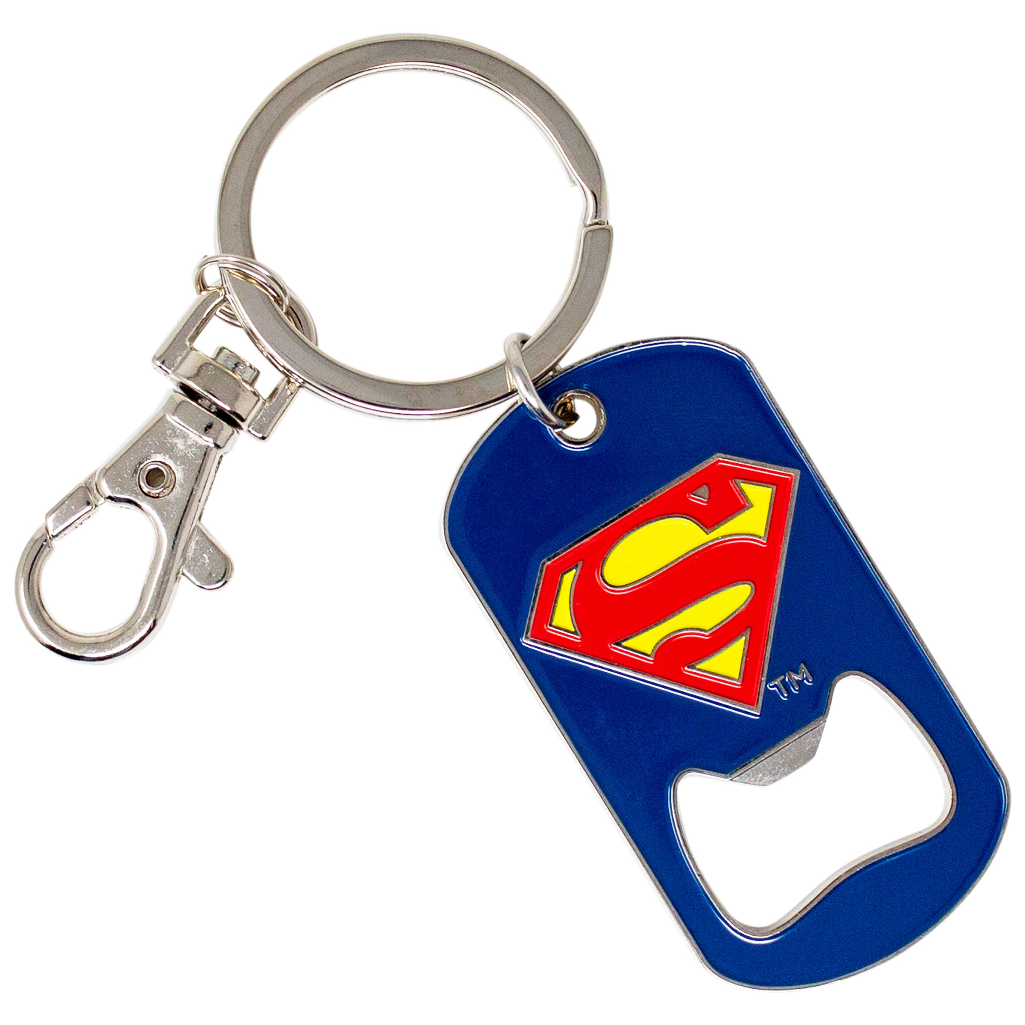 Superman Symbol Bottle Opener Keychain