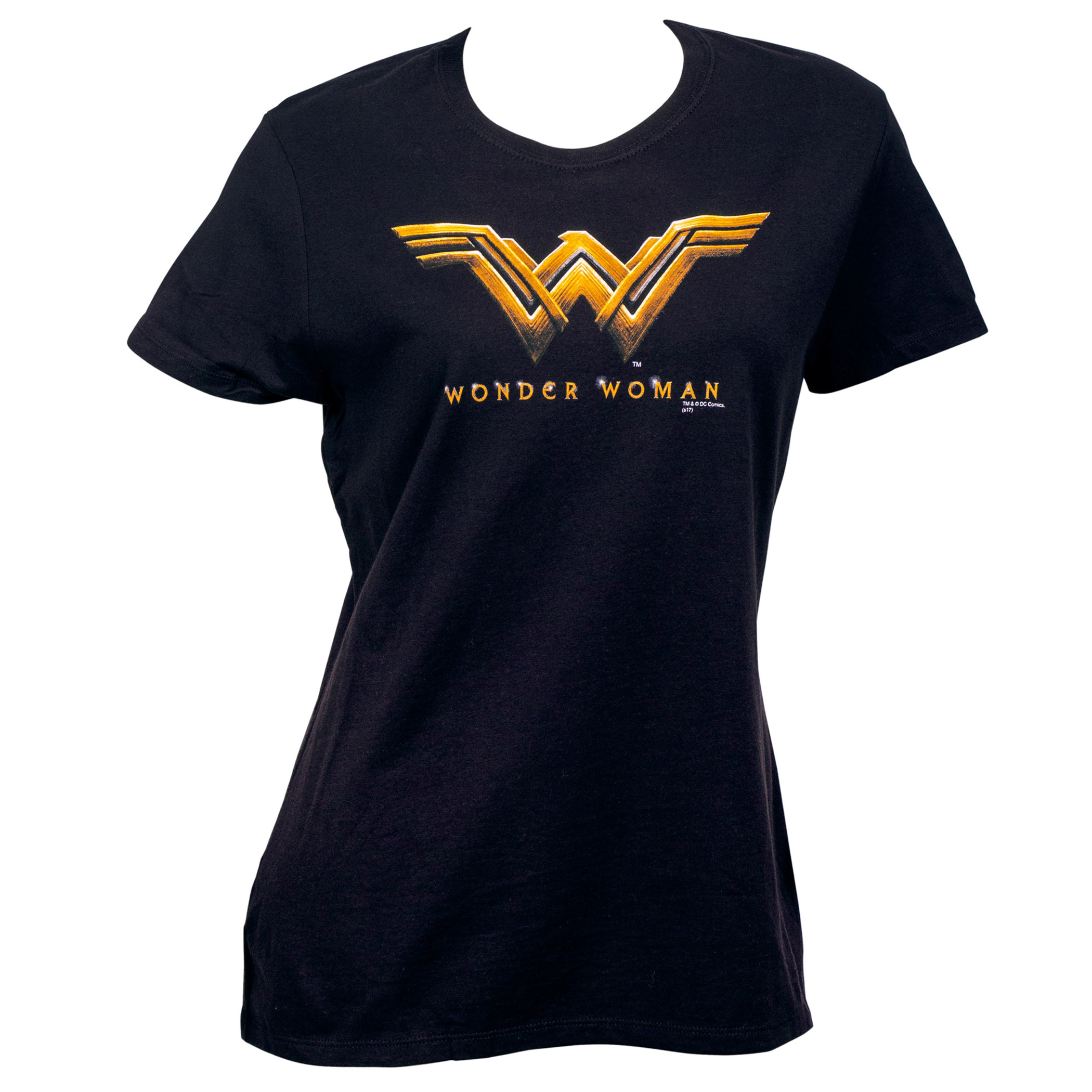 Wonder Woman Movie Logo Women's Black T-Shirt