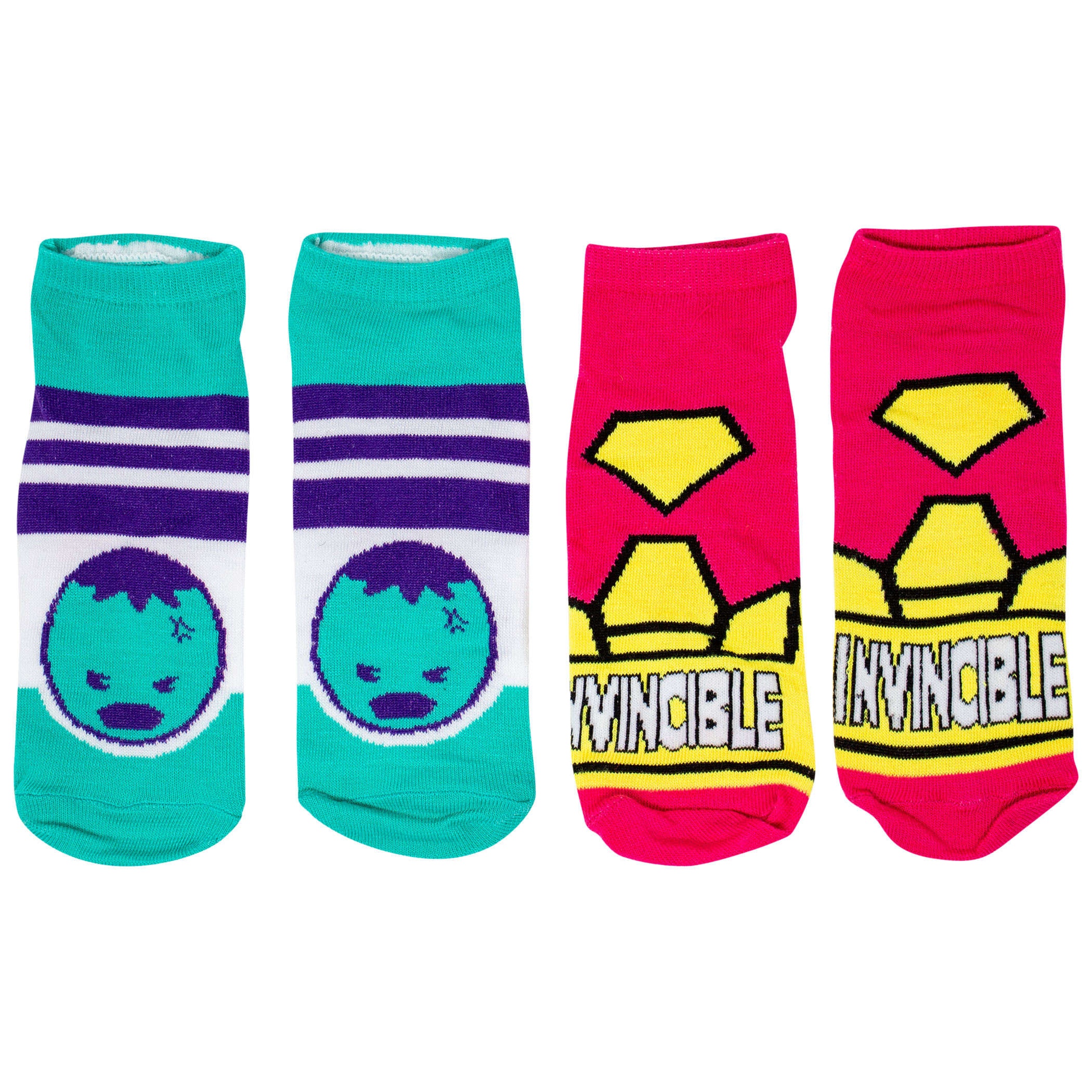 Marvel Heroes Sock of the Week Assorted Women's Shorties Socks 7-Pair Box Set