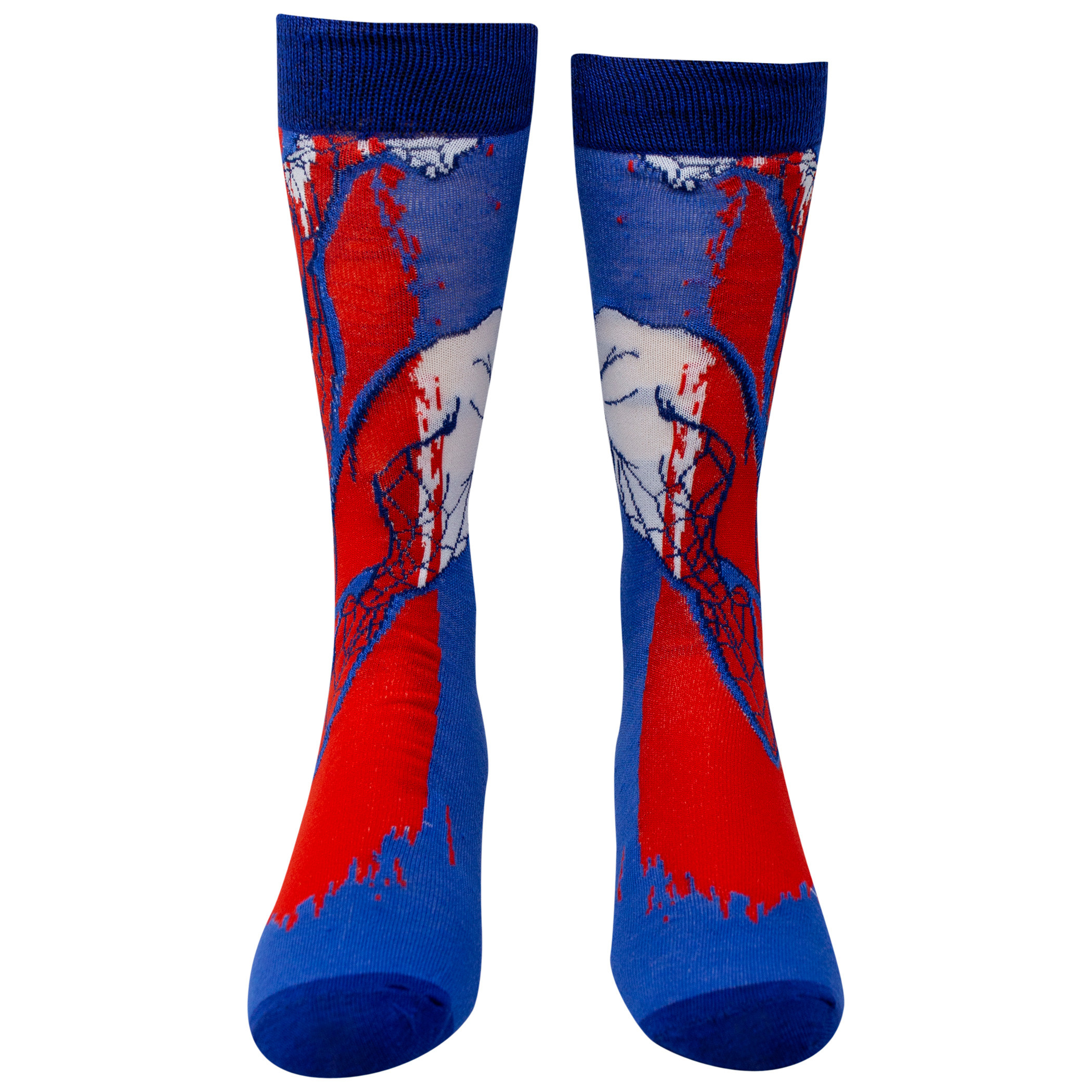 Spider-Man Red and Blue 2-Pack Casual Crew Socks