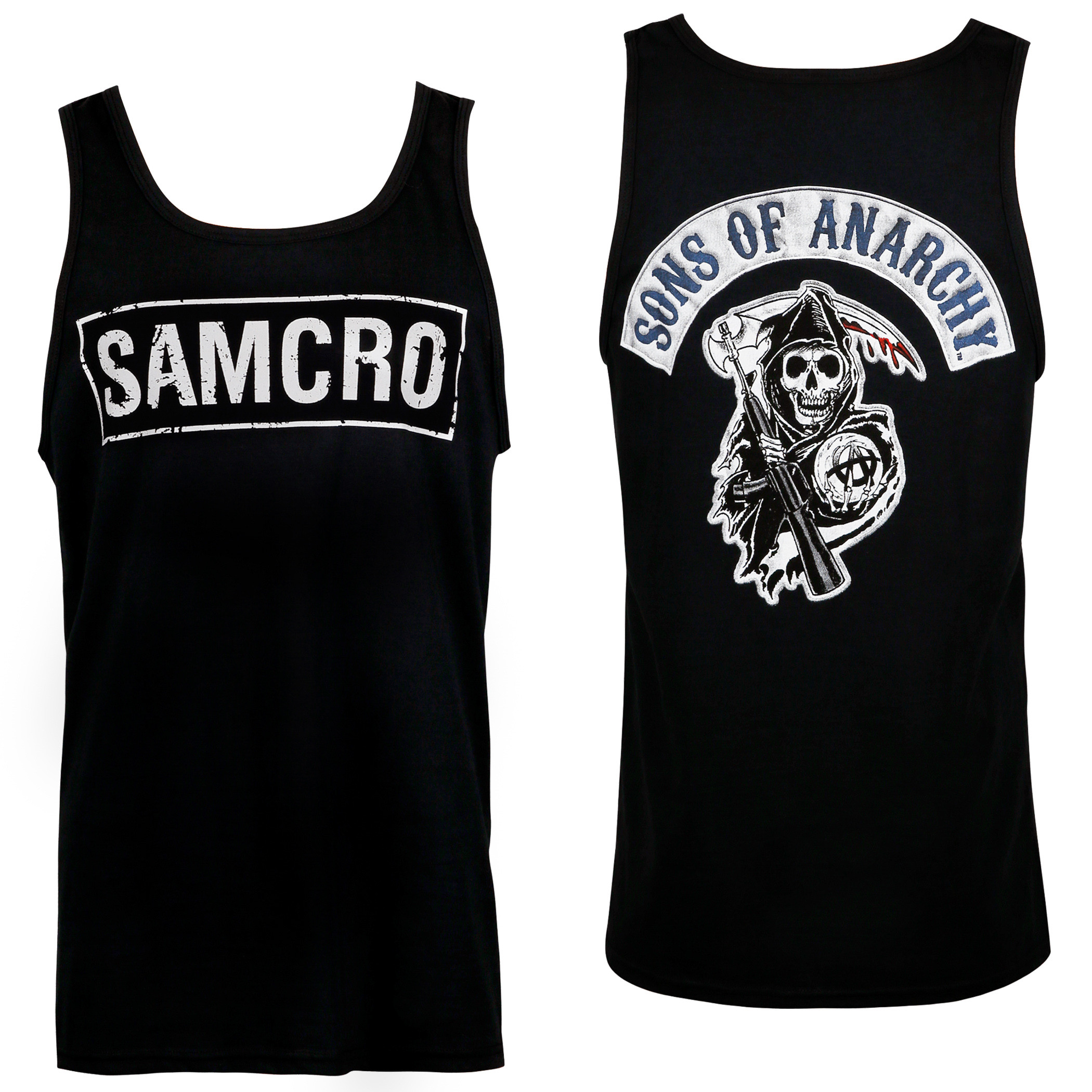 Sons Of Anarchy SAMCRO Men's Black Tank Top