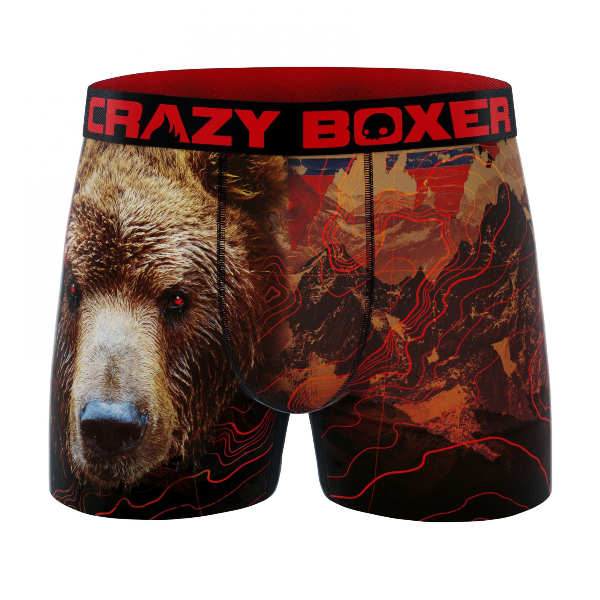 Crazy Boxer Outdoor Bear Men's Boxer Briefs