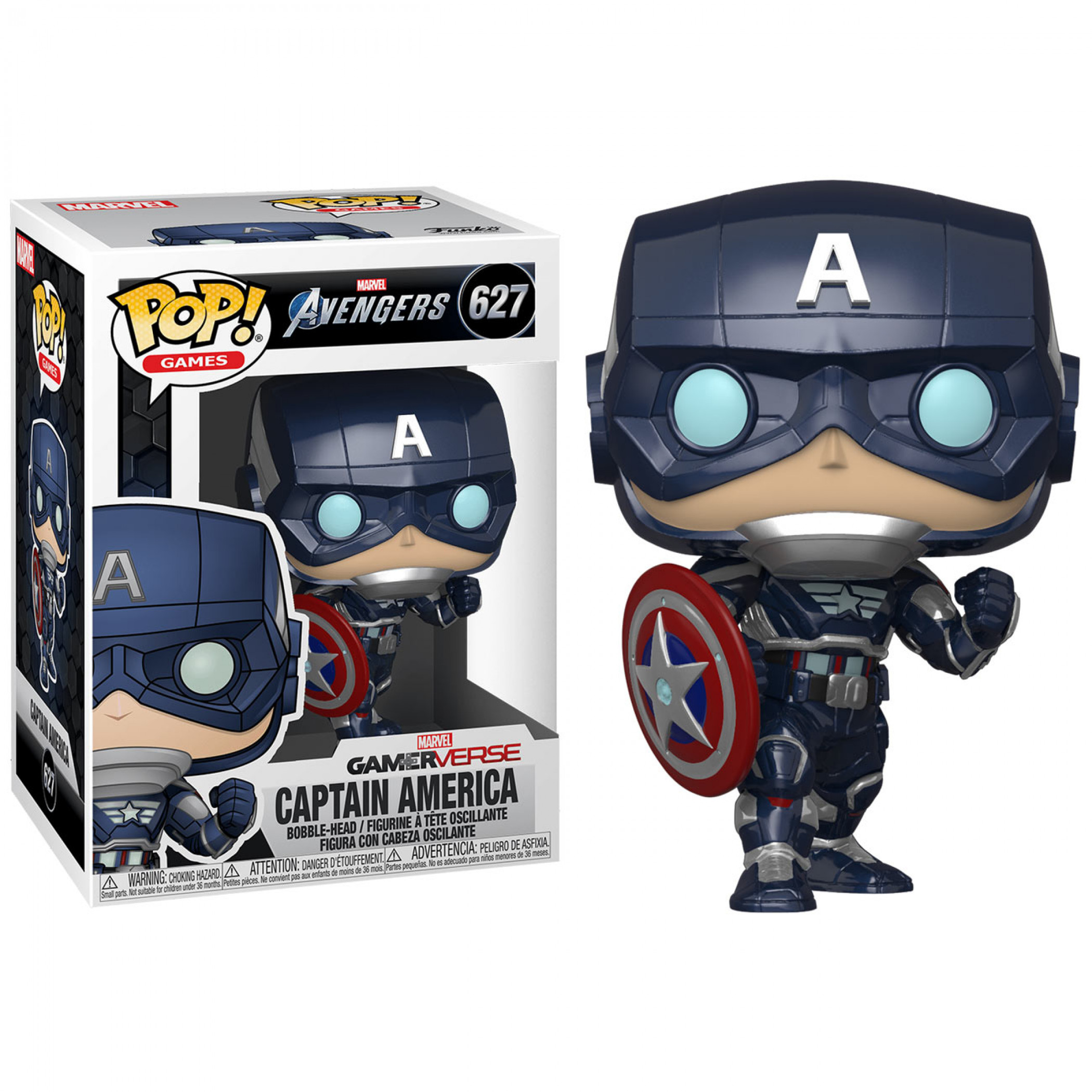 Marvel: Avengers Game Captain America (Stark Tech Suit) Funko Pop!