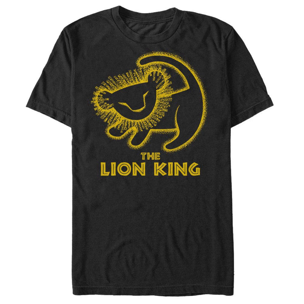 Disney Lion King Stamp Black T-Shirt