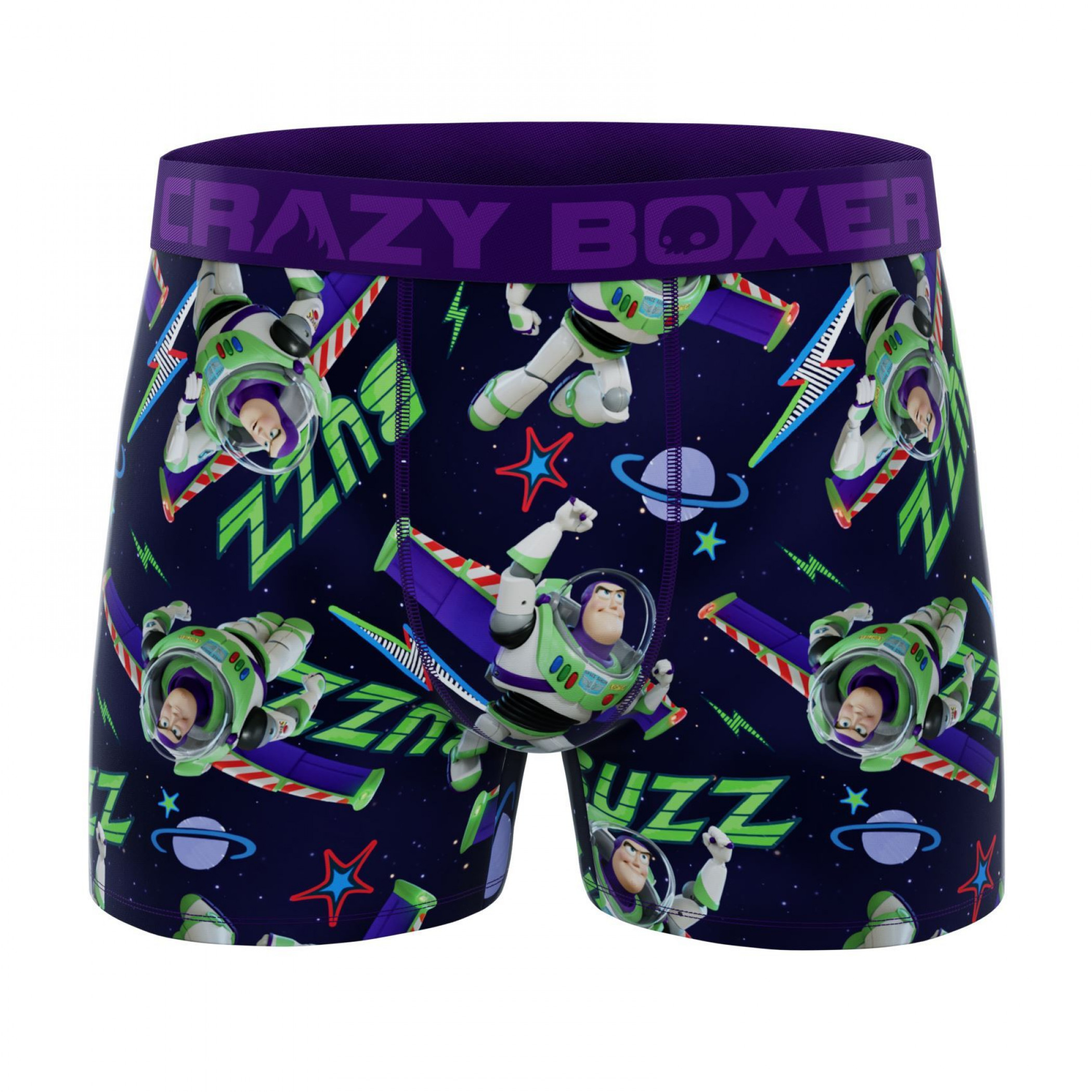 Crazy Boxers Star Wars The Child All Over Print Boxer Briefs Large Purple