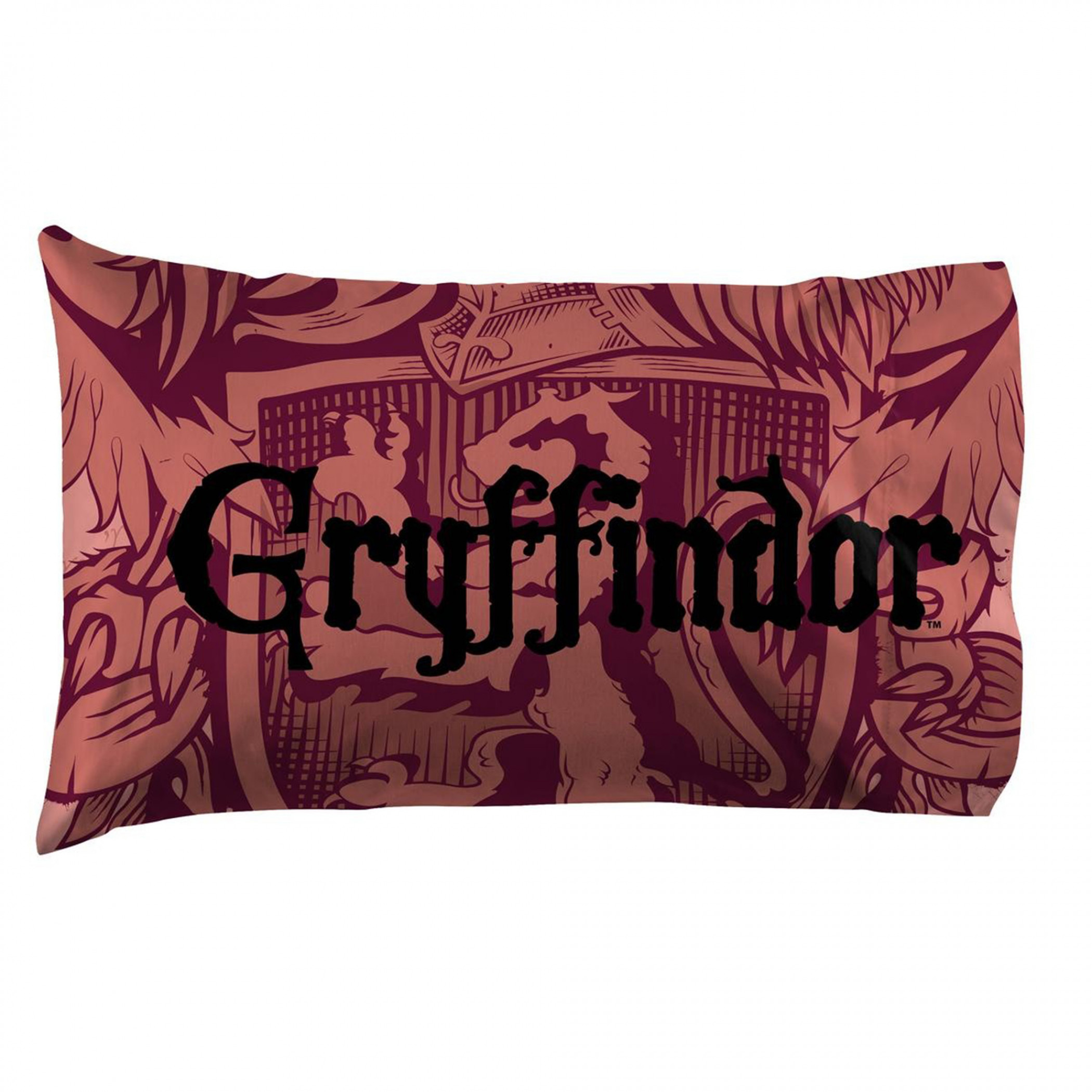 Harry Potter House of Gryffindor Double-Sided Pillow Case 1-Pack