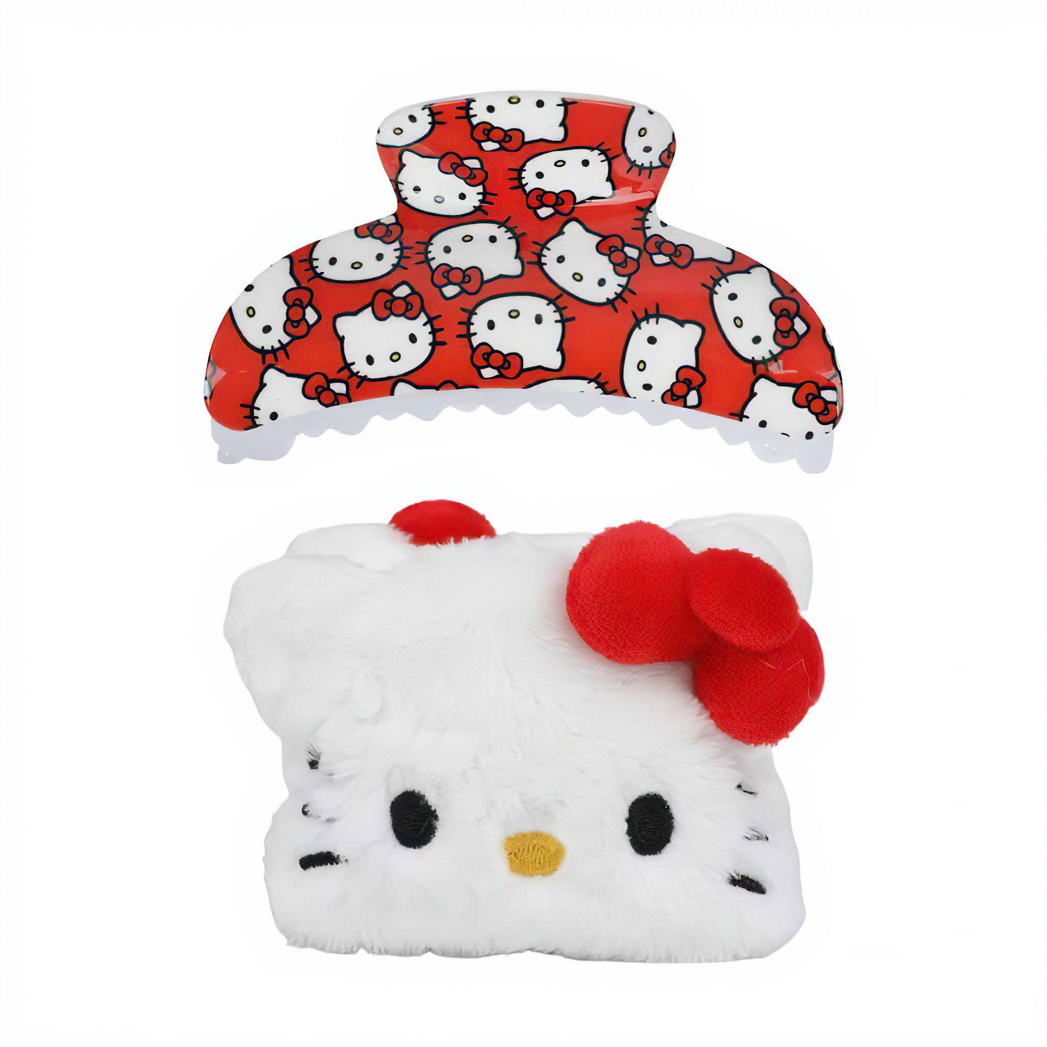 Hello Kitty 2-Pair Soft Hair Clip Set