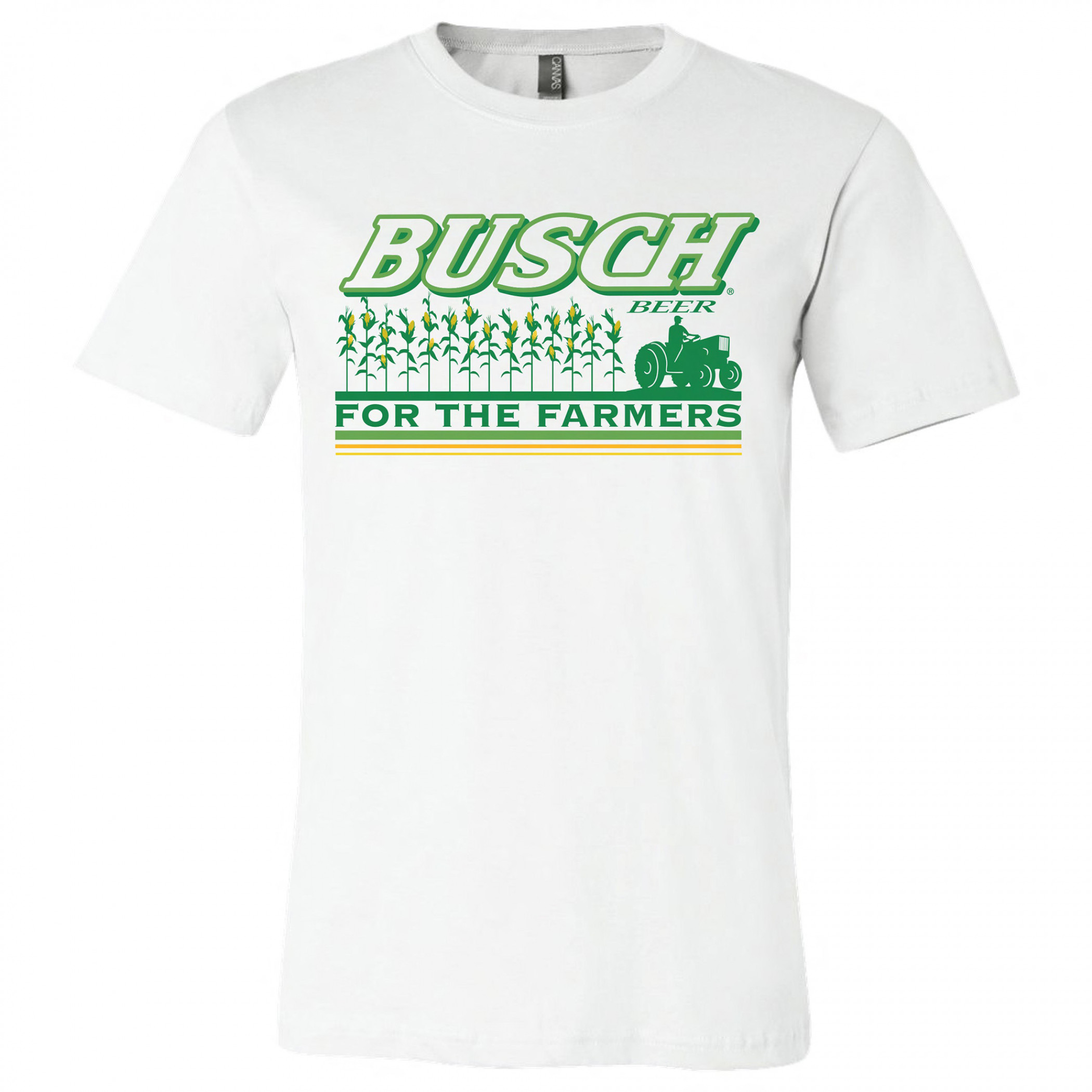 Busch Beer For the Farmers White T-Shirt
