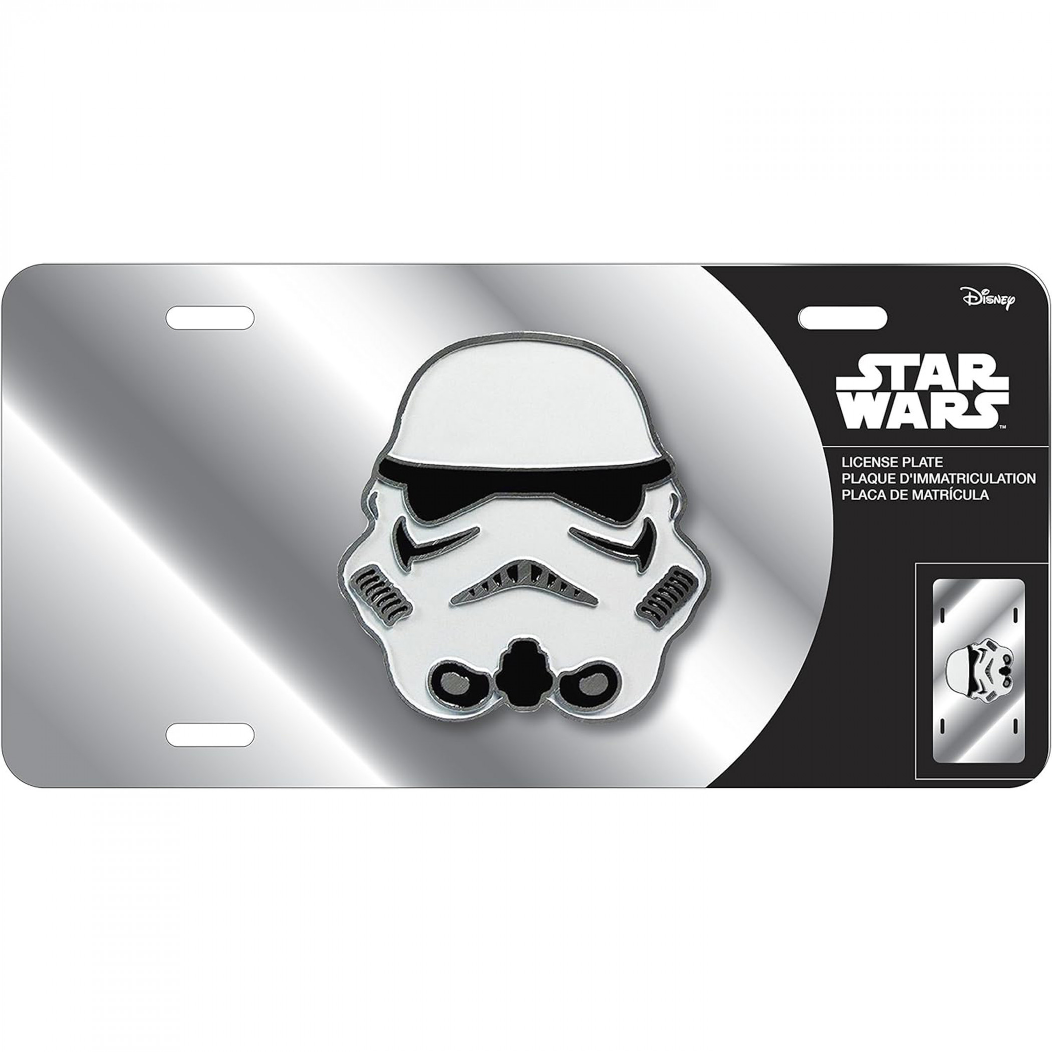 Star Wars Stormtrooper Licenses Plate Emblem