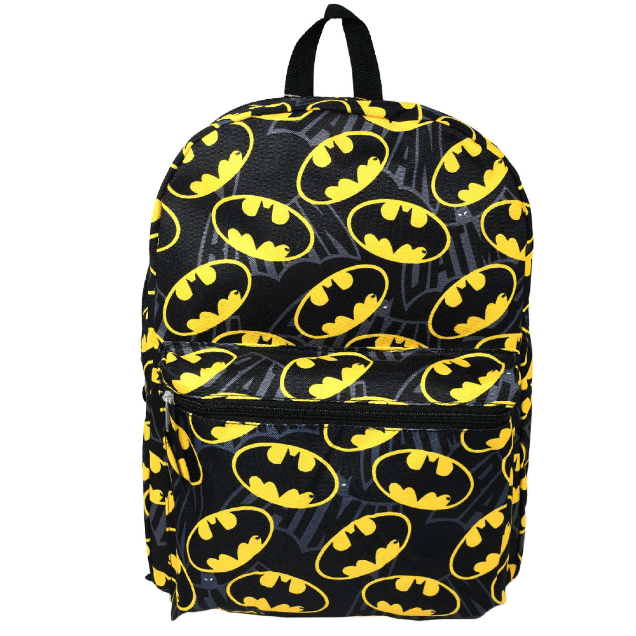 Batman Bat Symbol All Over Print 16" Backpack