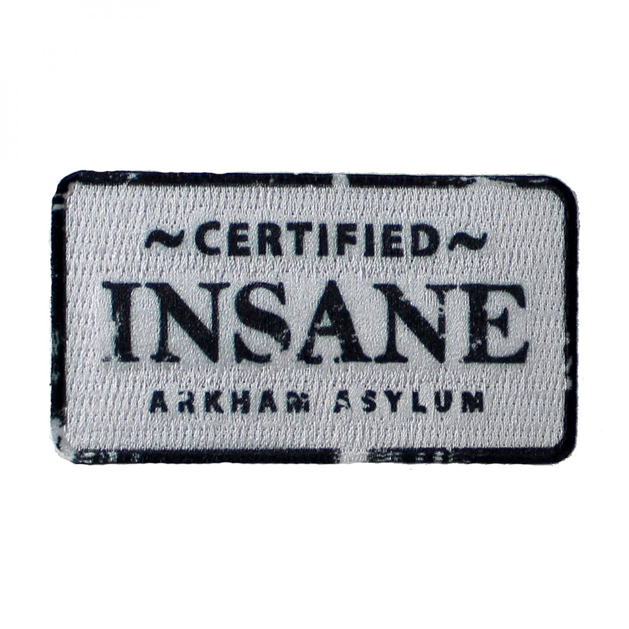 Gotham City Certified Insane Arkham Asylum Patch