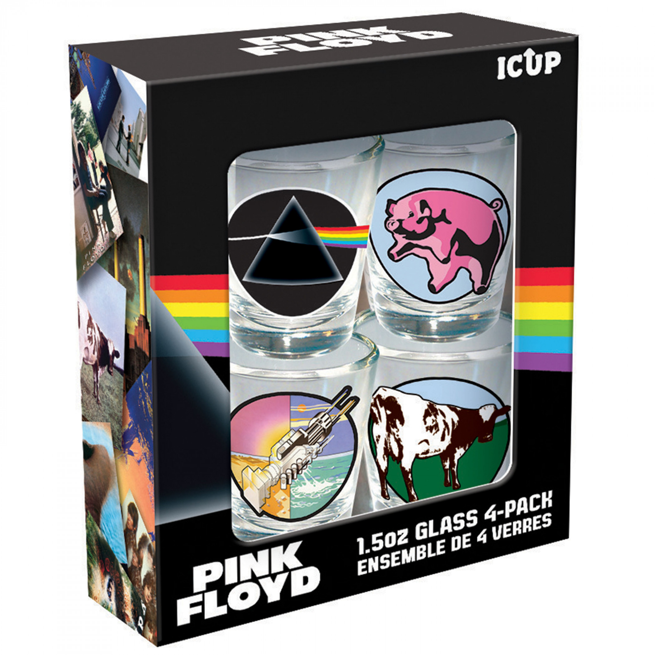 Pink Floyd Icons Shot Glass Set 4-Pack