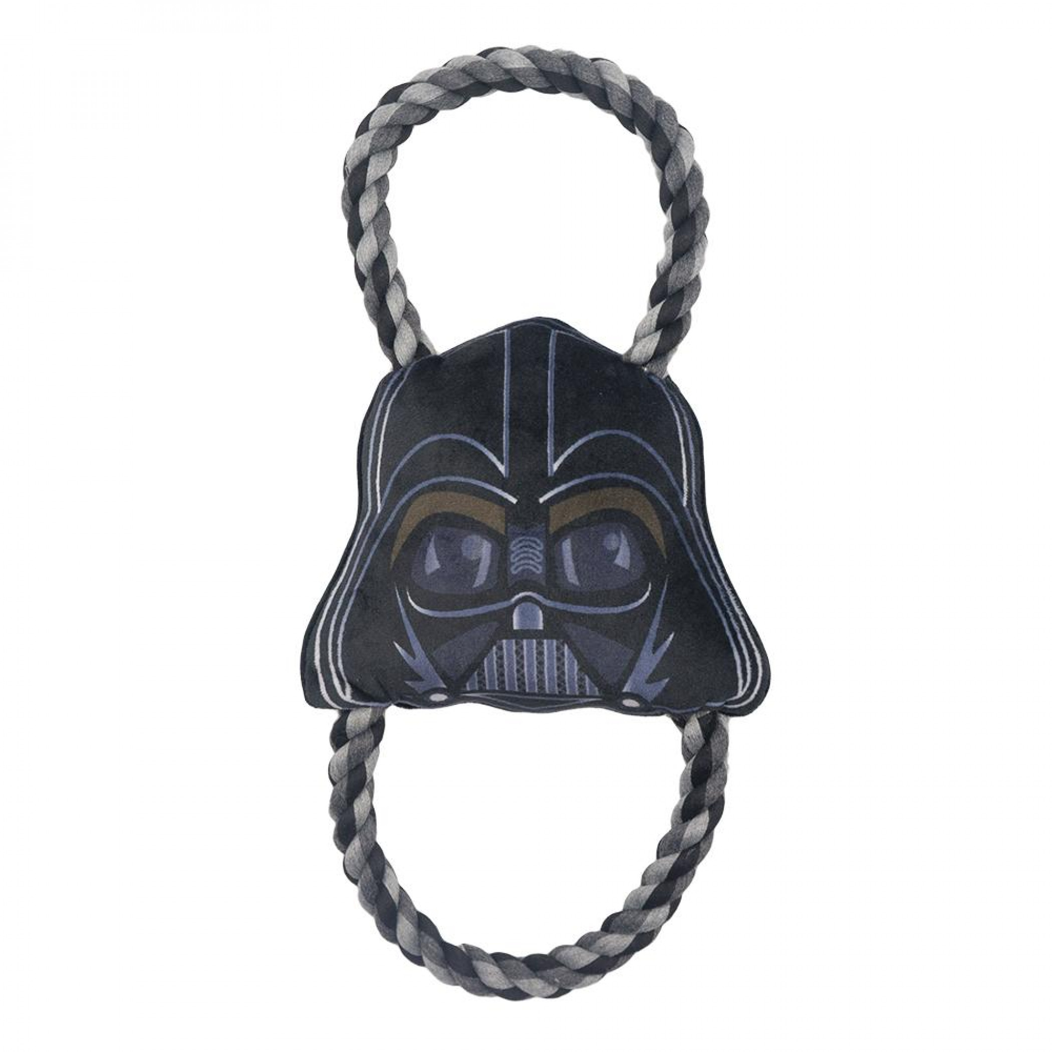 Star Wars Darth Vader Shaped Plush and Rope Dog Toy