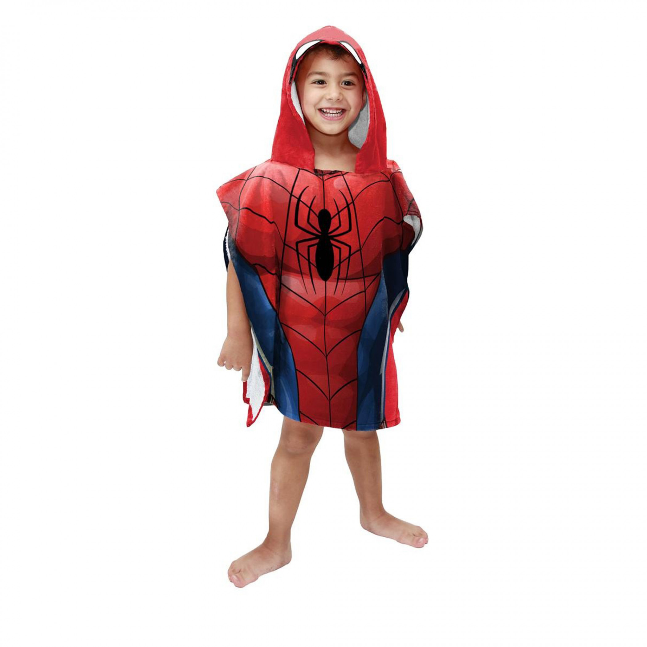 Spider-Man Kids Beach Towel Hooded Poncho
