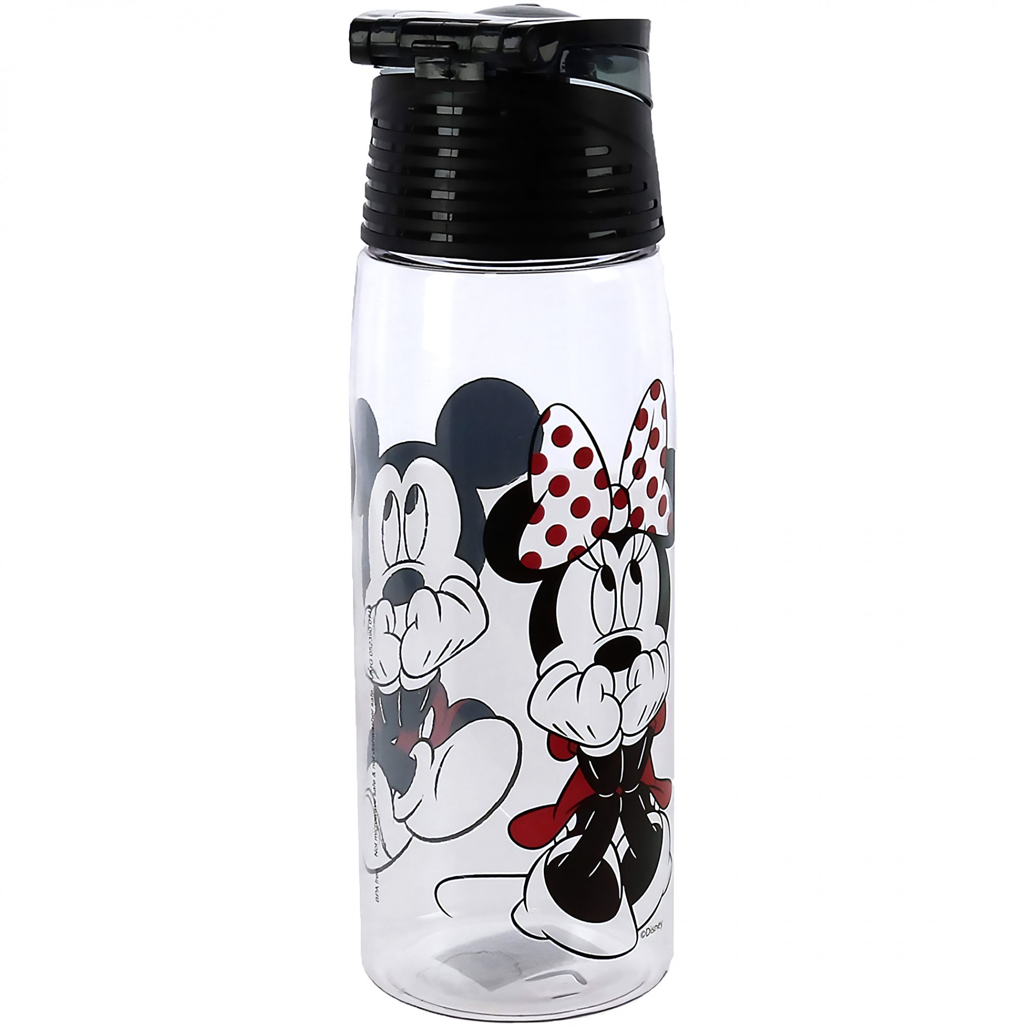Disney Mickey & Minnie Gazing Flip-Top Waterbottle