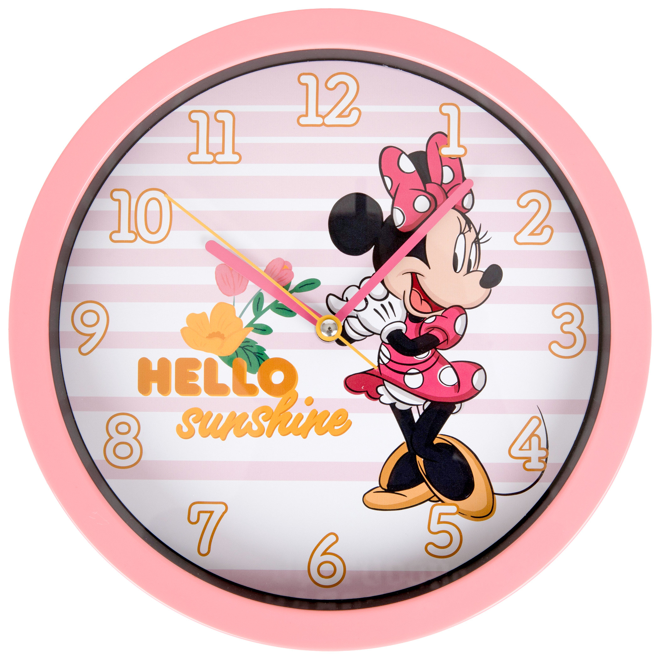  Minnie Mouse Wall Clock for Girls, Women - Disney Room Decor  Bundle with 9.5 Minnie Wall Clock Plus Bookmark and More for Kids and  Adults