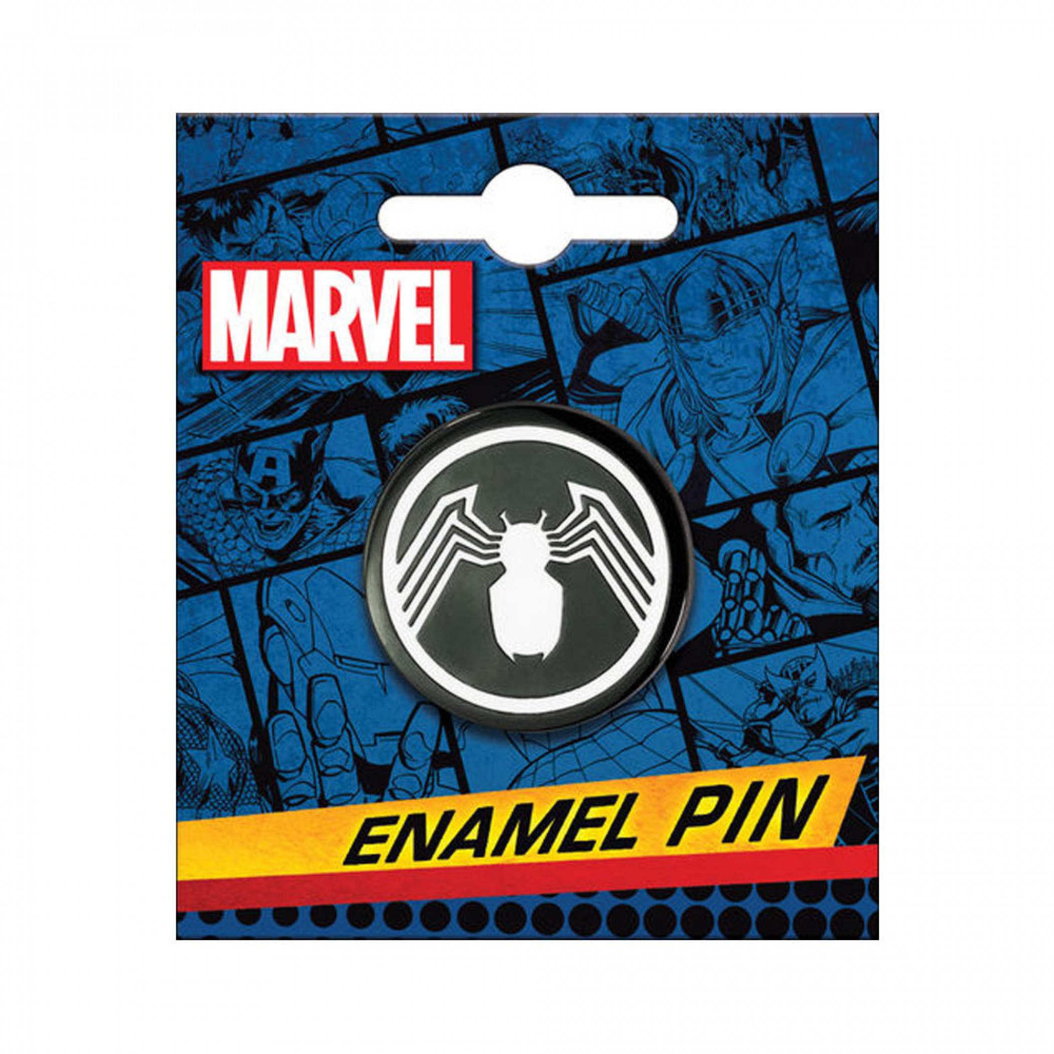 Genuine Marvel Comics Venom Face Metal Pin Badge Gift MCU