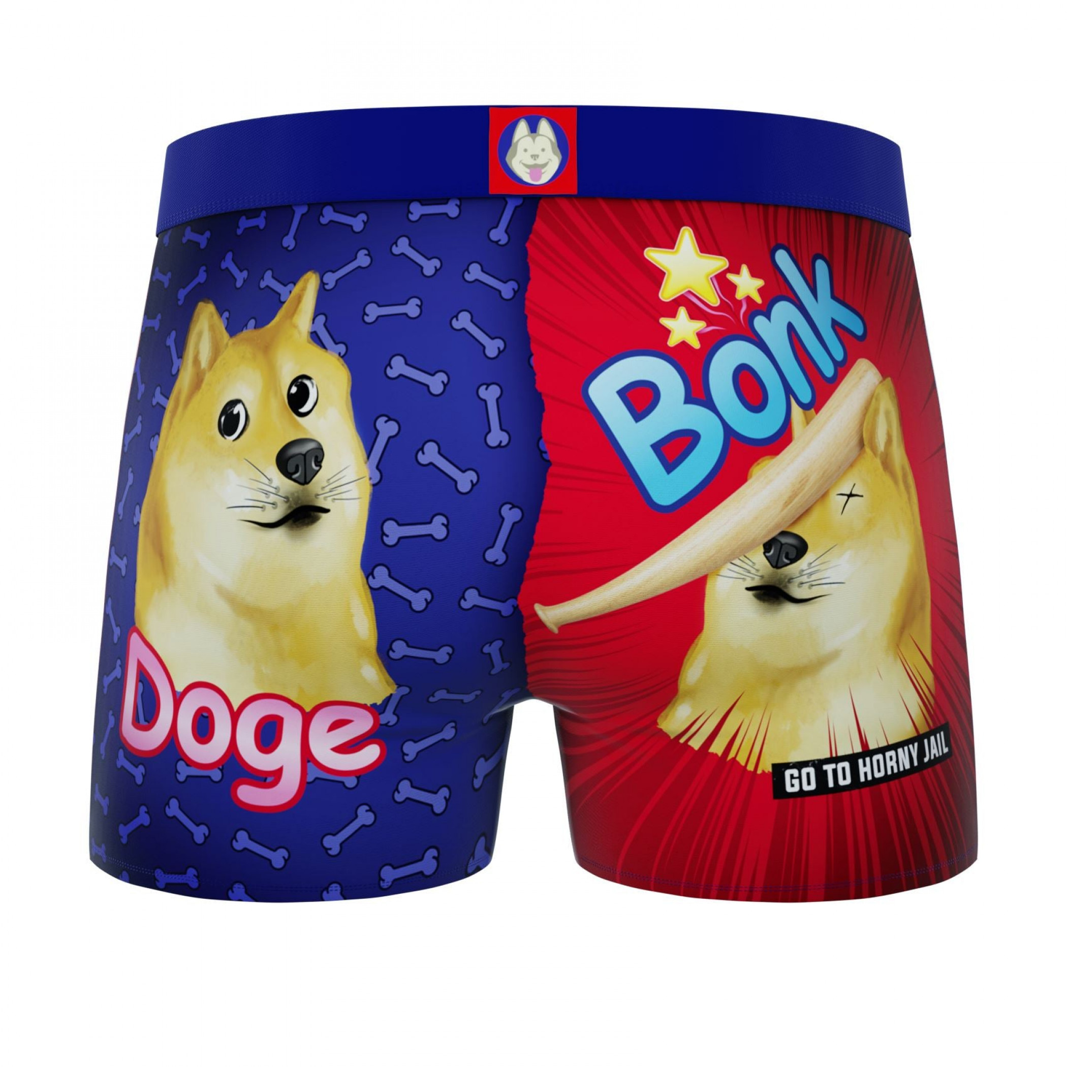 Crazy Boxer Doge Bonk Meme Men's Boxer Briefs