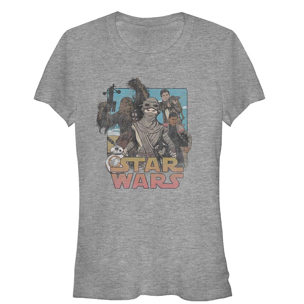 Star Wars Episode 7 Leading Lady Gray T-Shirt