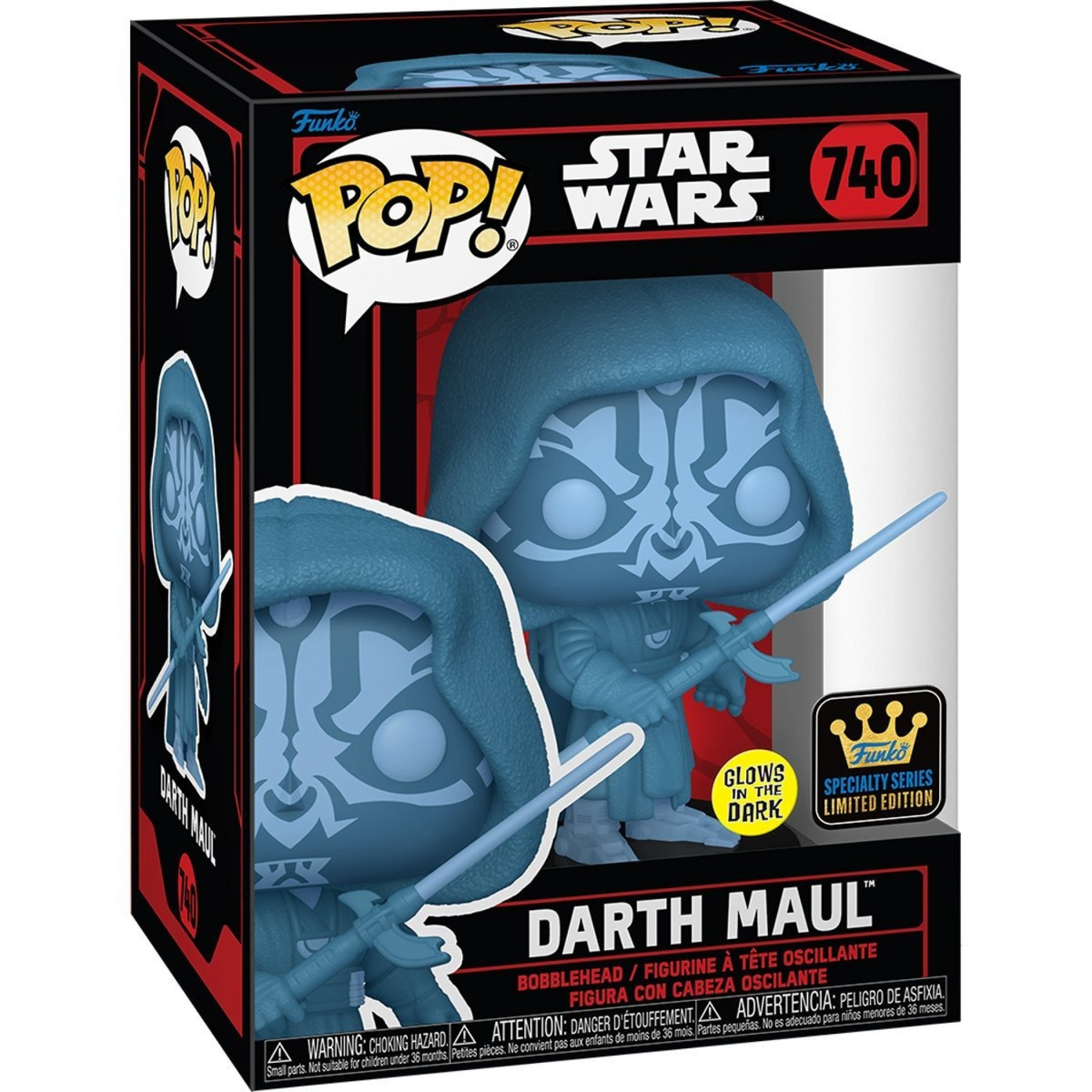 Star Wars Hologram Darth Maul Glow-in-the-Dark Funko Pop! Vinyl Figure