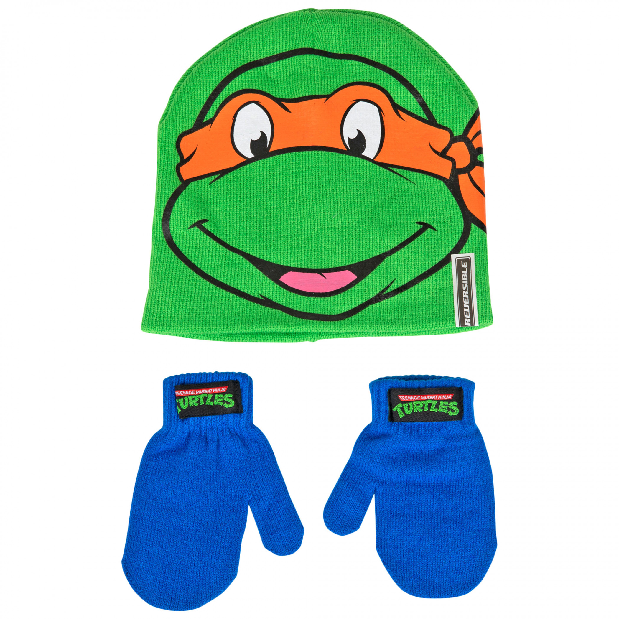 Ninja Turtles Winter Set Gloves and Hat 