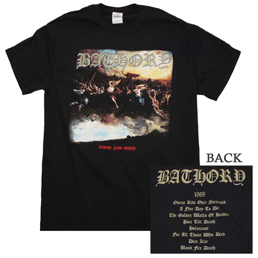 Bathory Blood Fire Death T-Shirt