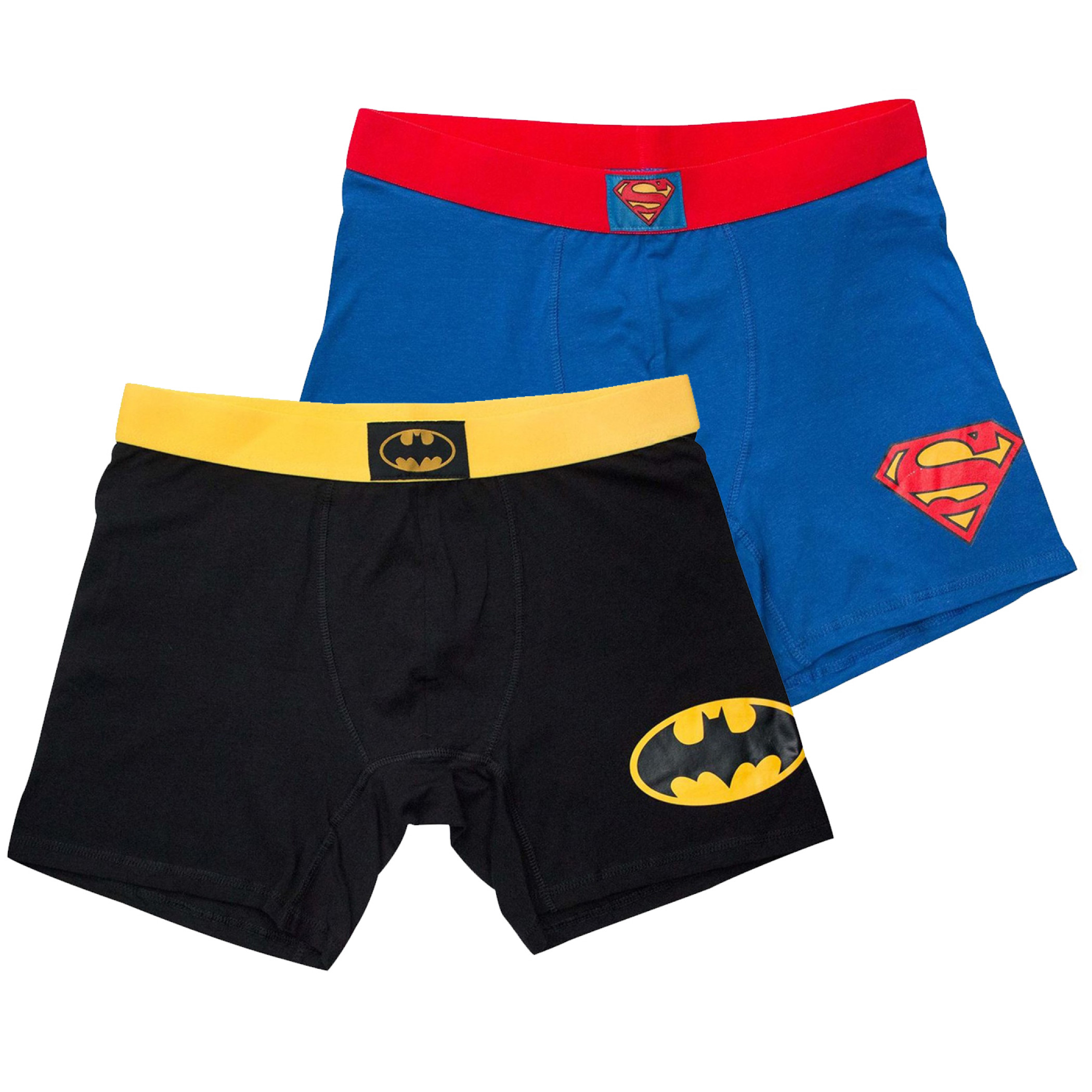 Batman & Superman Men's Boxer Briefs 2-Pack