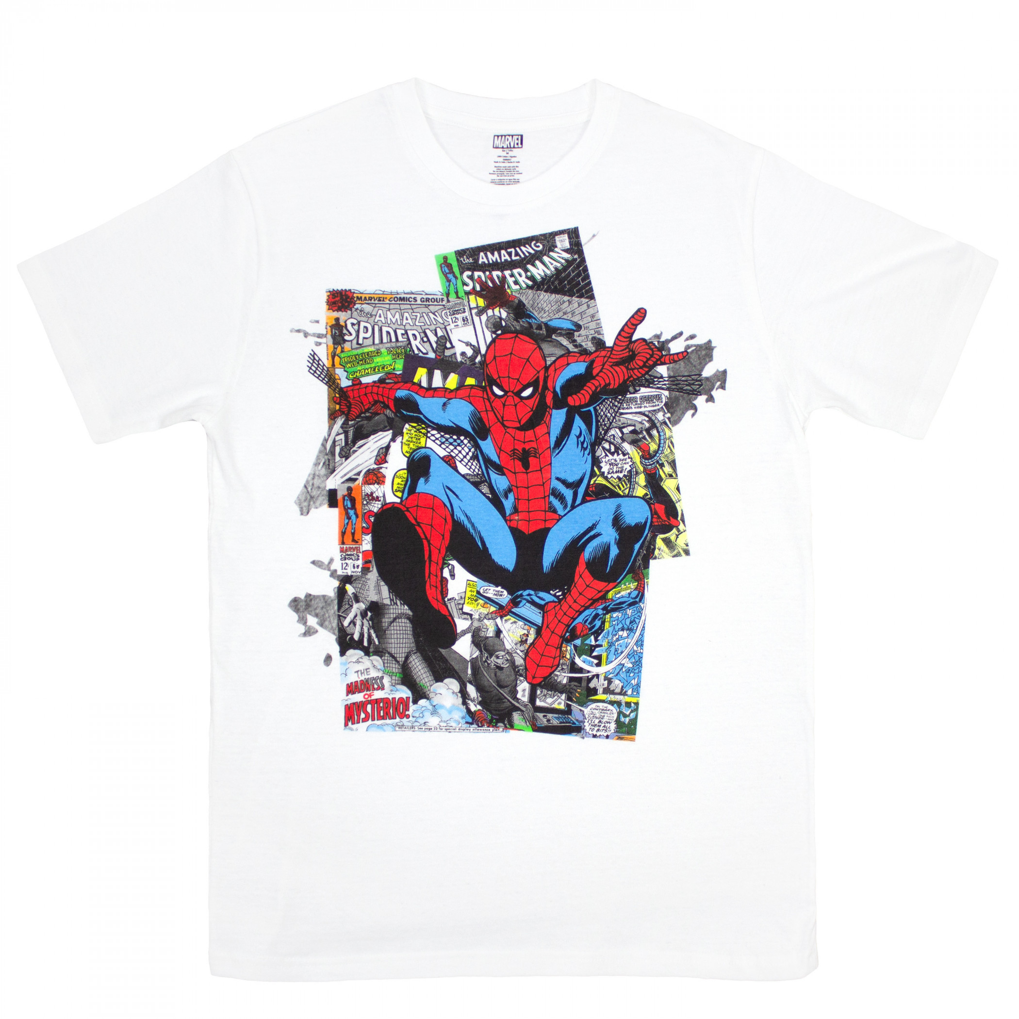 The Amazing Spider-Man Vintage Collage T-Shirt