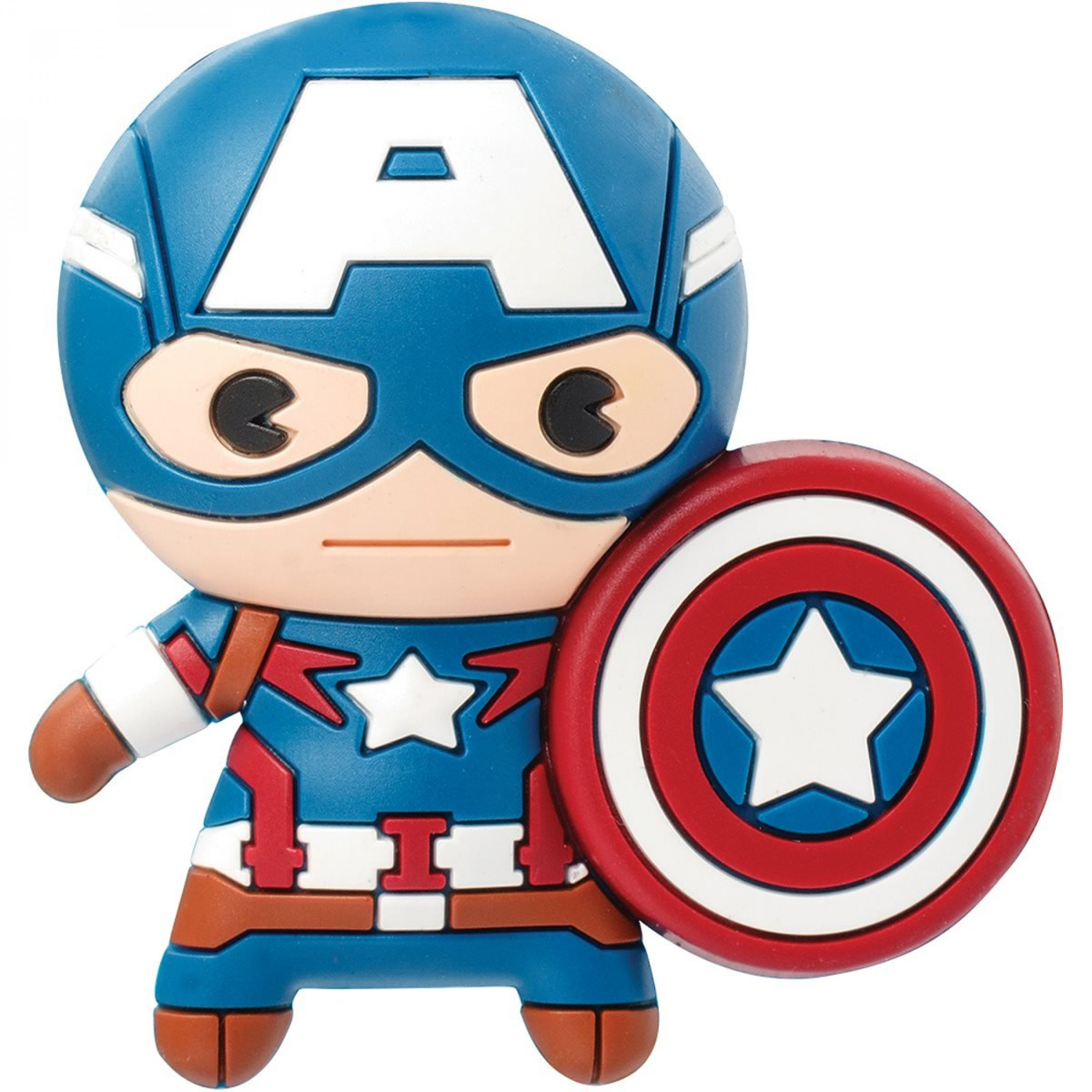 Avengers Captain America Chibi Character 3D Foam Magnet