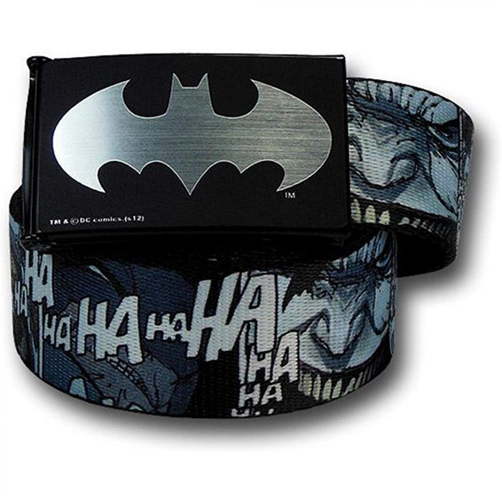 Joker Dark Knight Returns Laugh Kids Web Belt