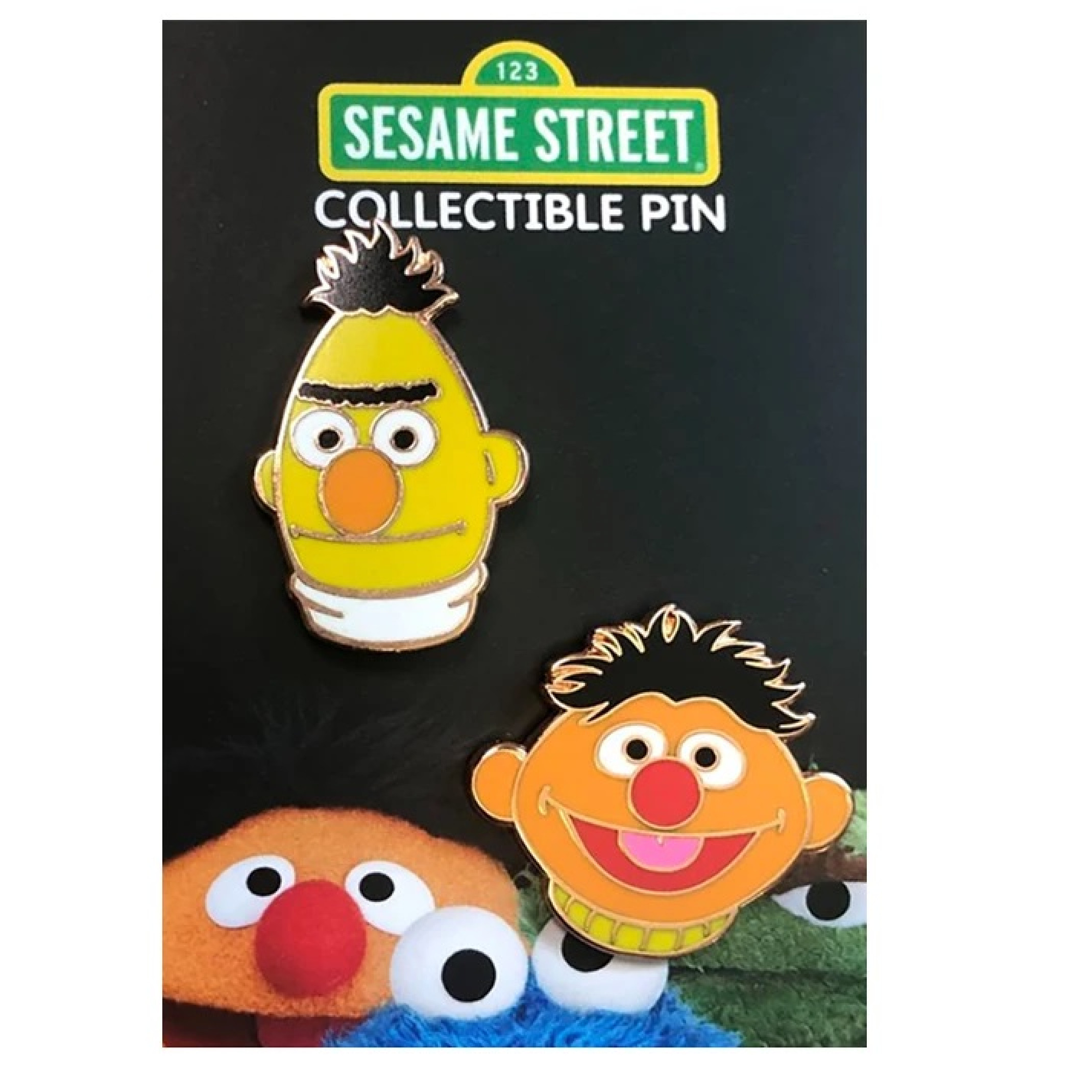 Bert and Ernie Set Sesame Street Enamel Pins