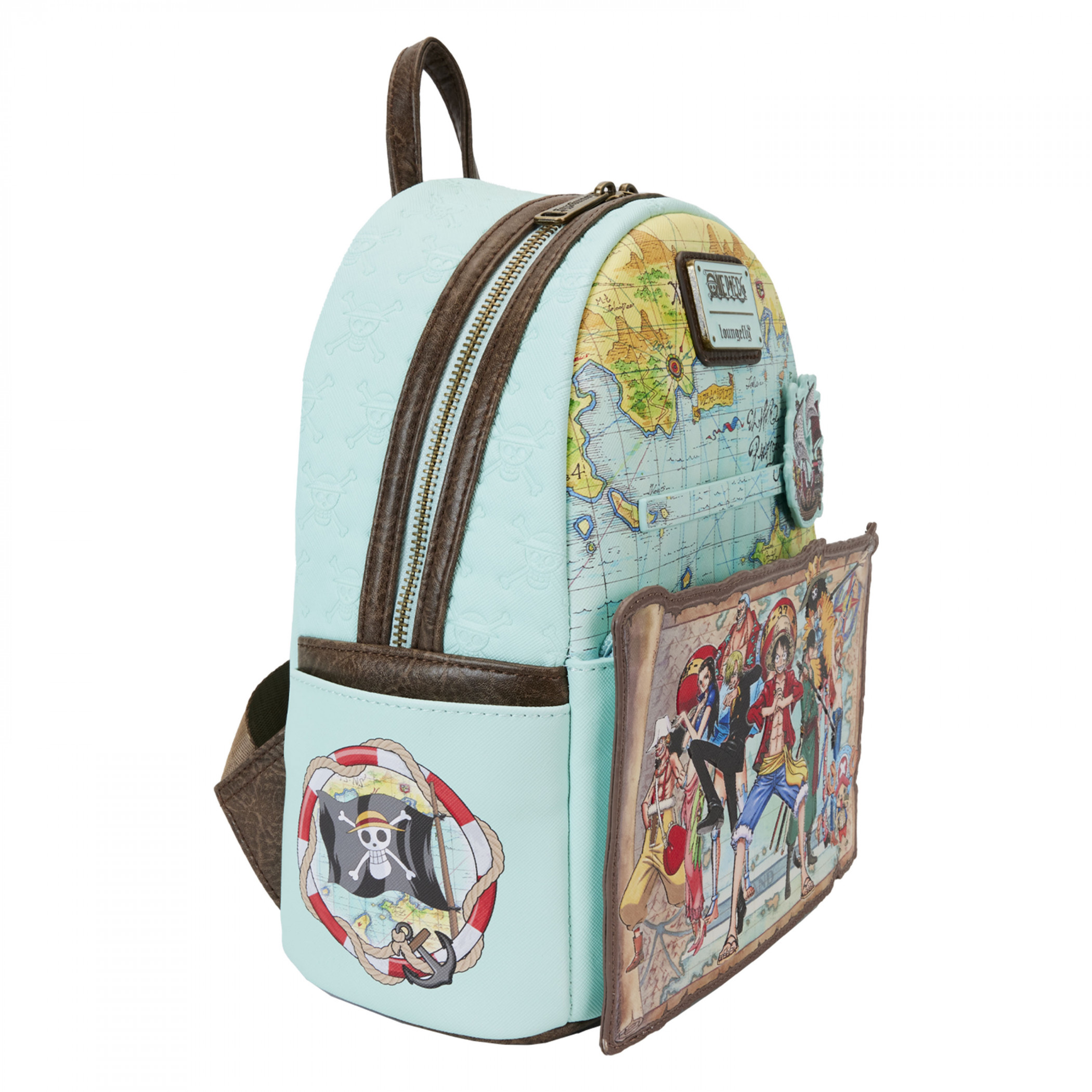 One Piece World Map Mini Backpack By Loungefly