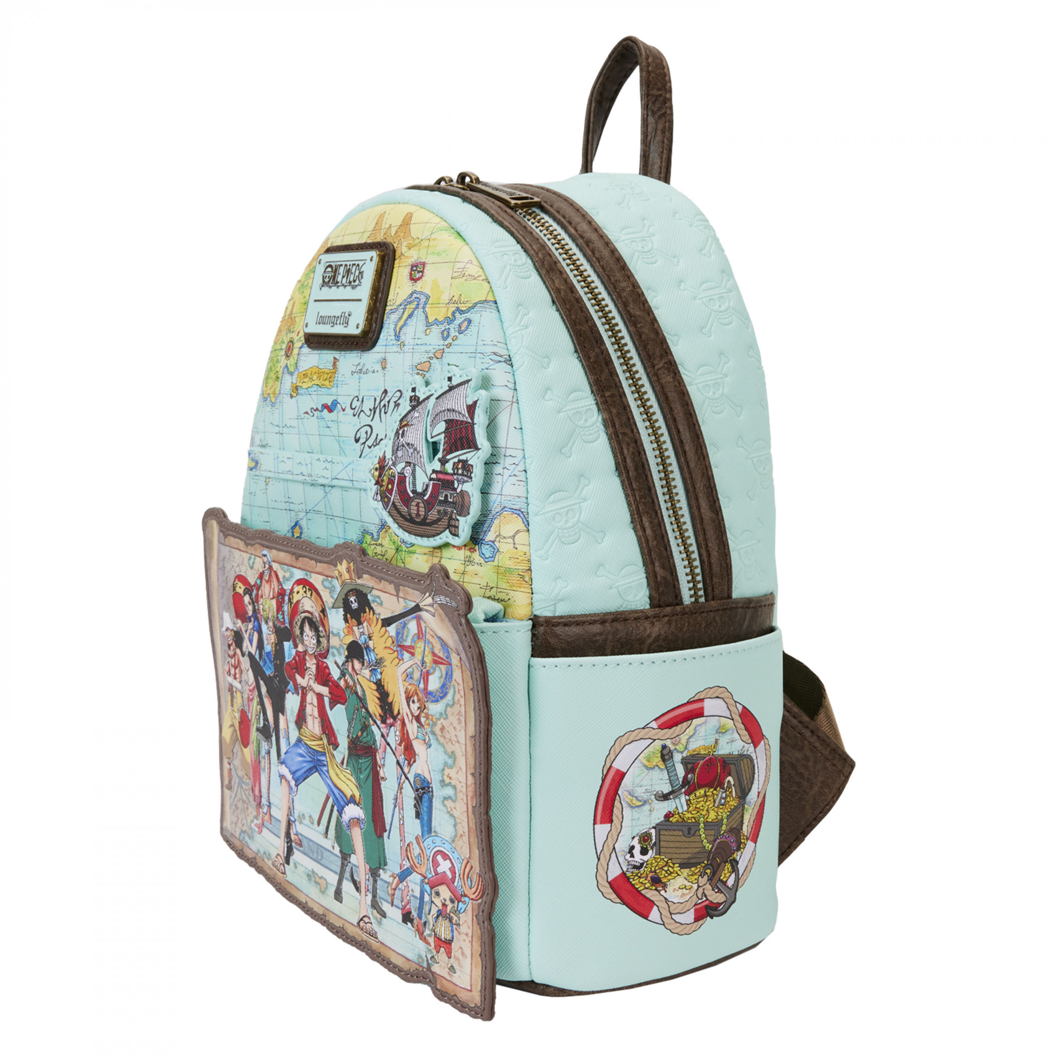 One Piece World Map Mini Backpack By Loungefly