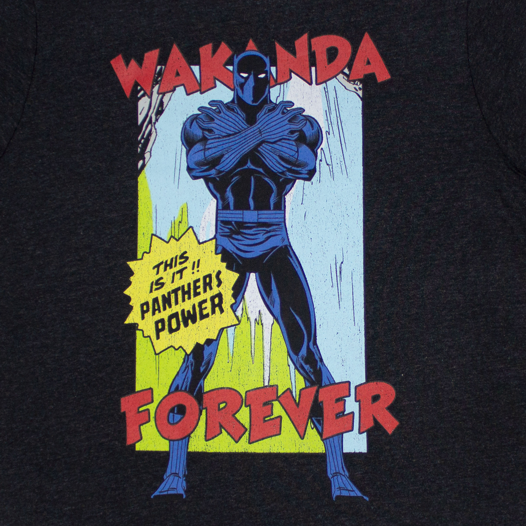 Black Panther Vintage Wakanda Forever T-Shirt