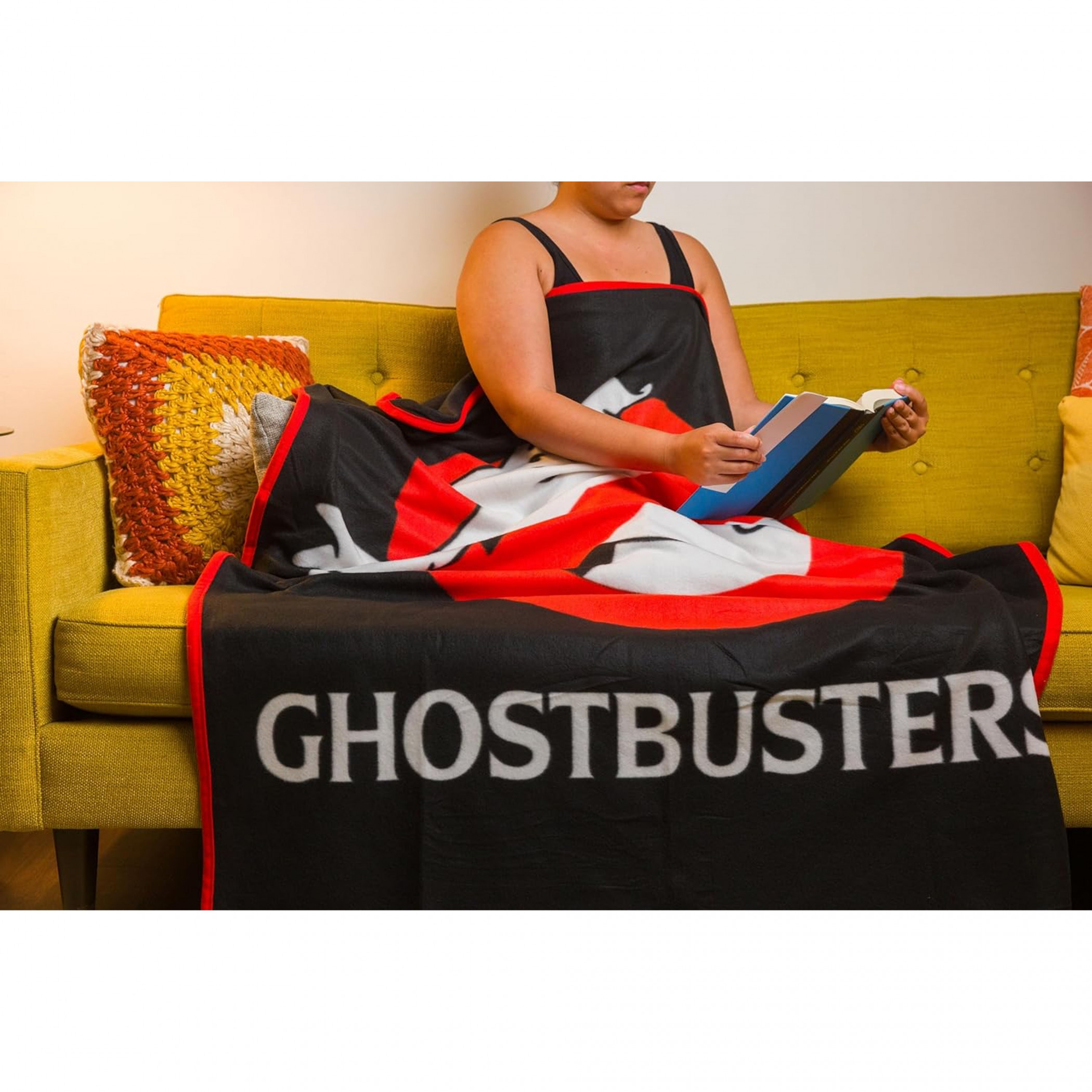 Ghost Busters Logo Fleece Throw Blanket