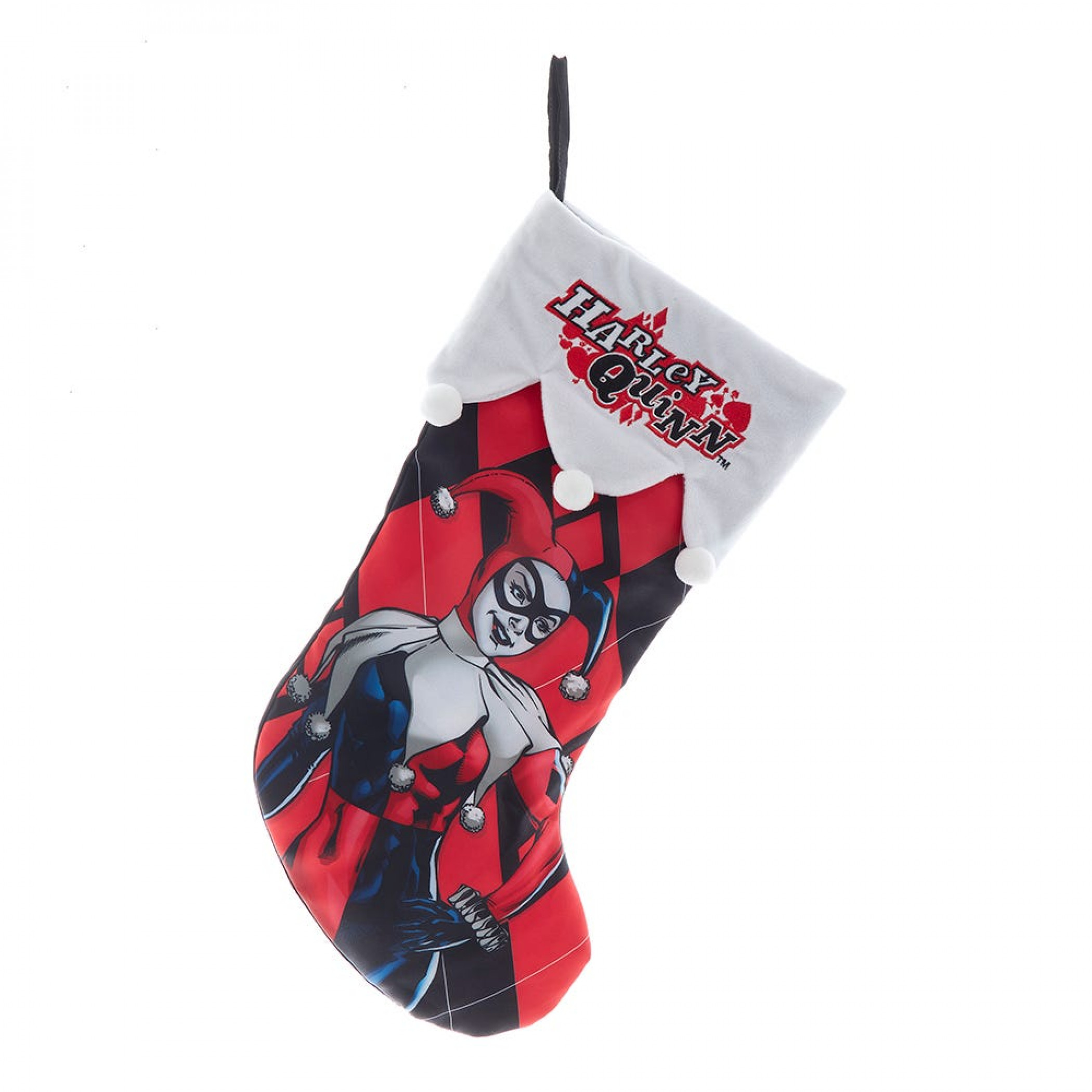 Harley Quinn Embroidered Stocking