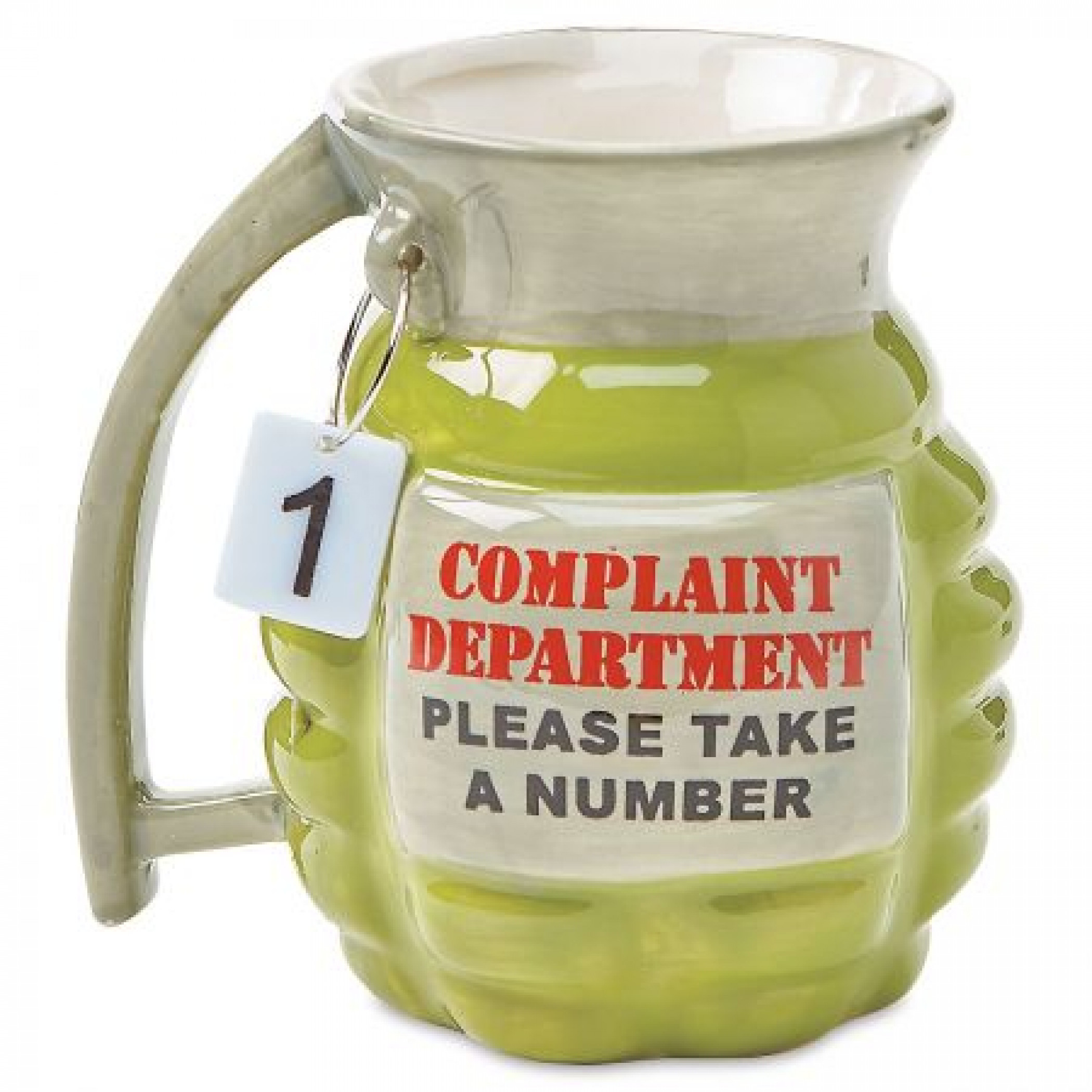 Complaint Department Grenade Ceramic Mug