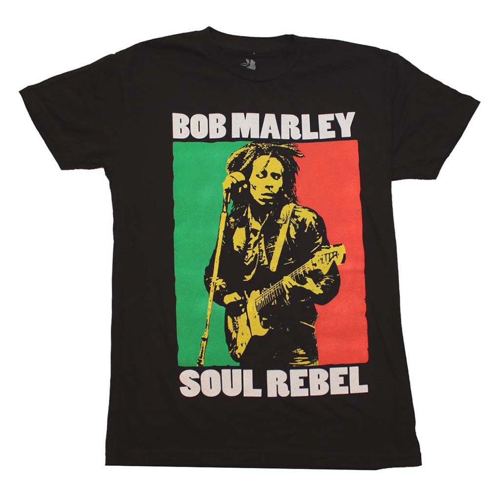 Bob Marley Soul Rebel Color Block T-Shirt