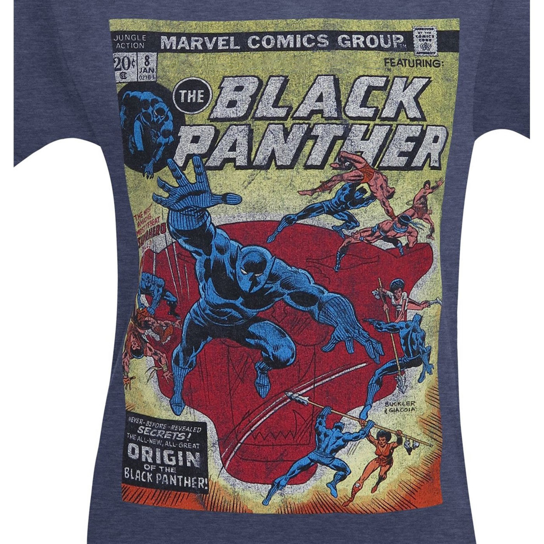 Black Panther Jungle Action #8 Cover Men's T-Shirt