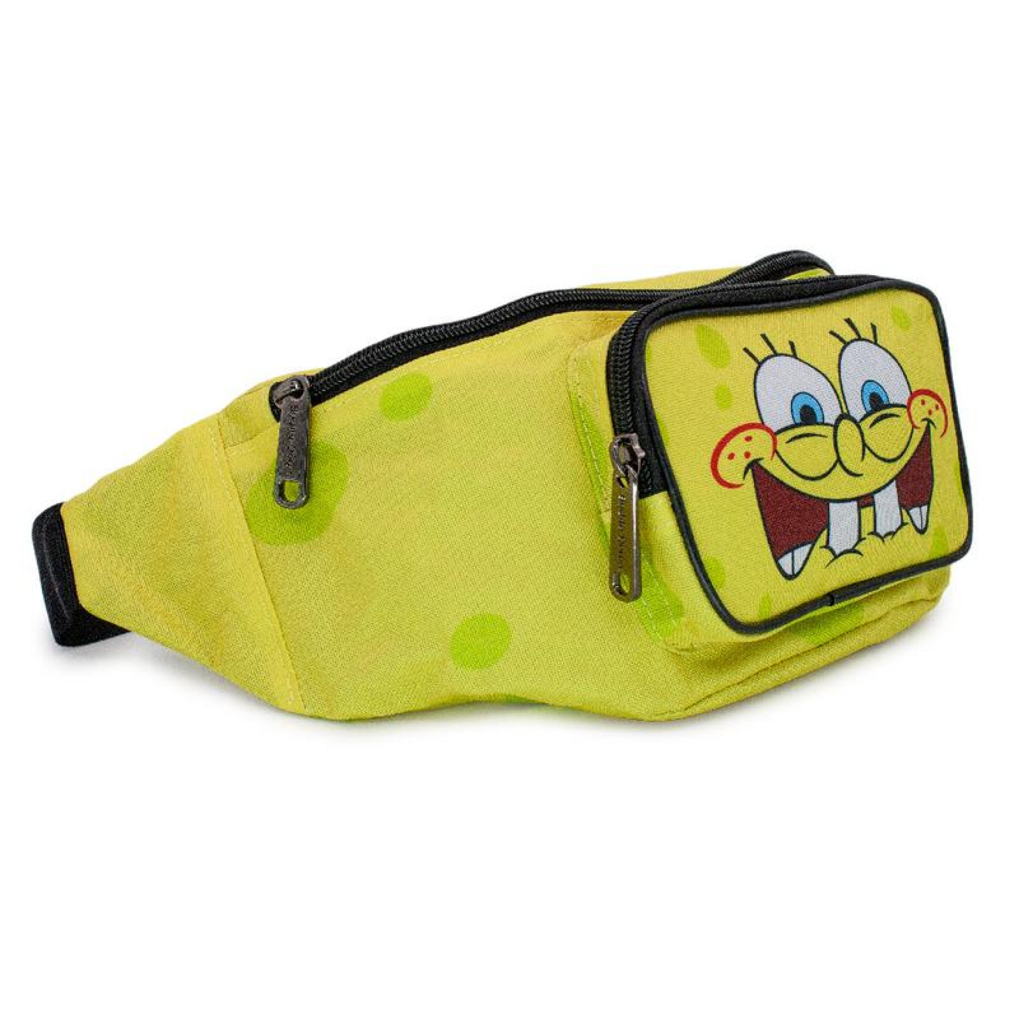 SpongeBob SquarePants Anxious Lip Biting Expression Face Fanny Pack