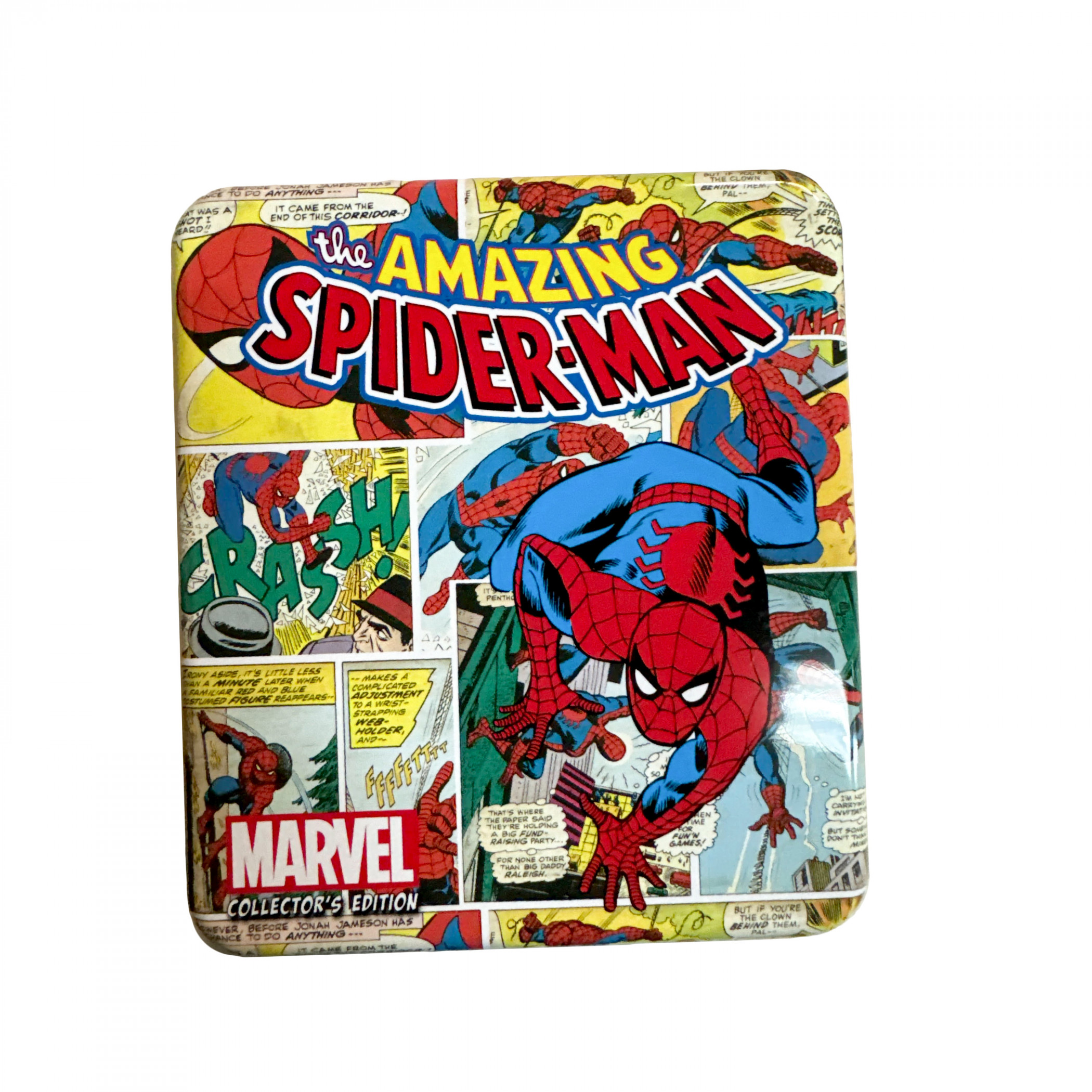 Spider-Man Blue Sky Action Trifold Wallet in Collectors Tin