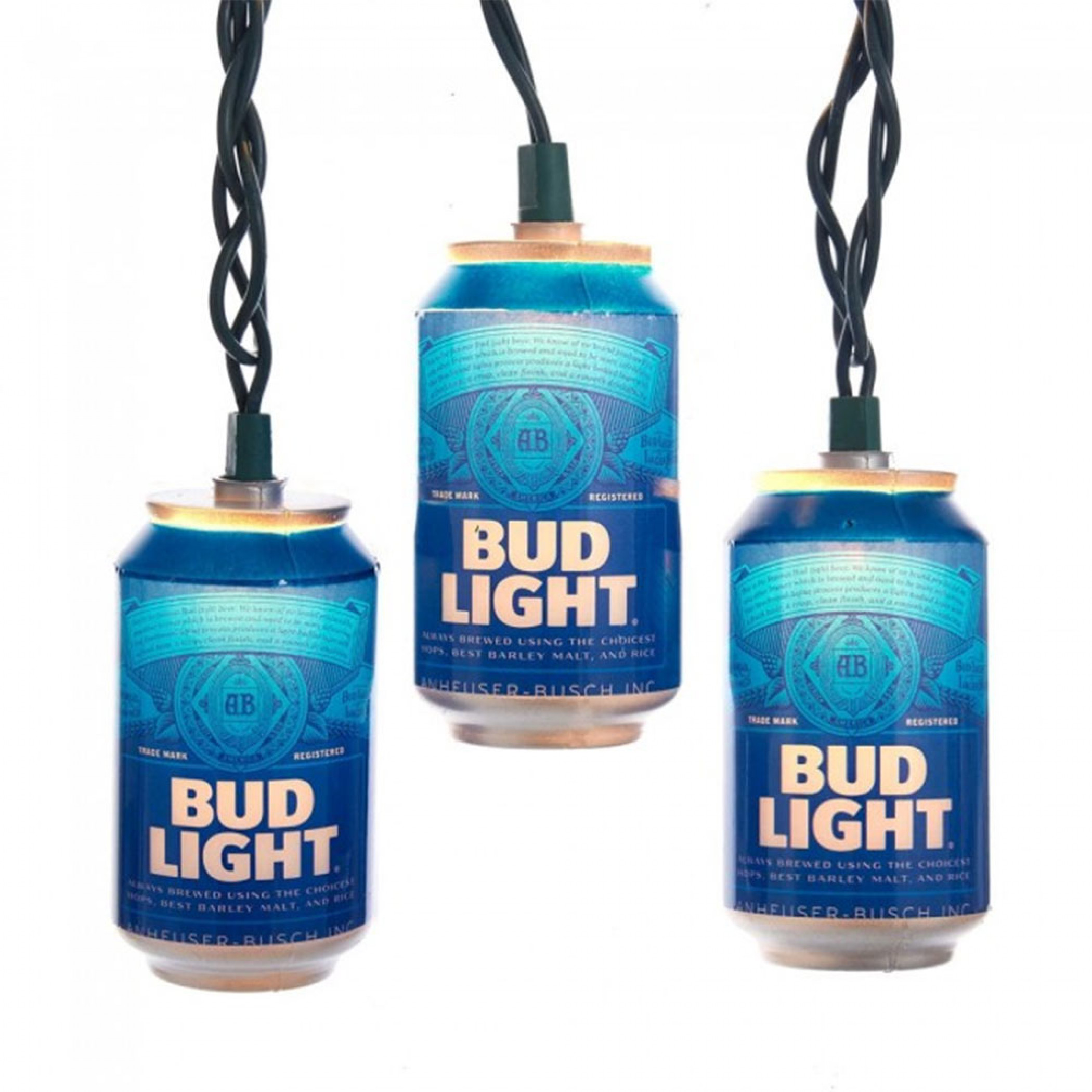 Bud Light Beer Can String Light Set