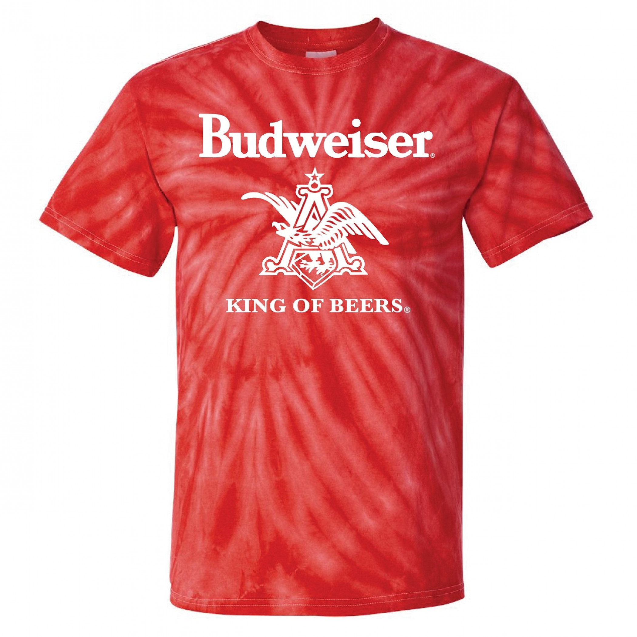 Budweiser AB Logo Tie Dye T-Shirt