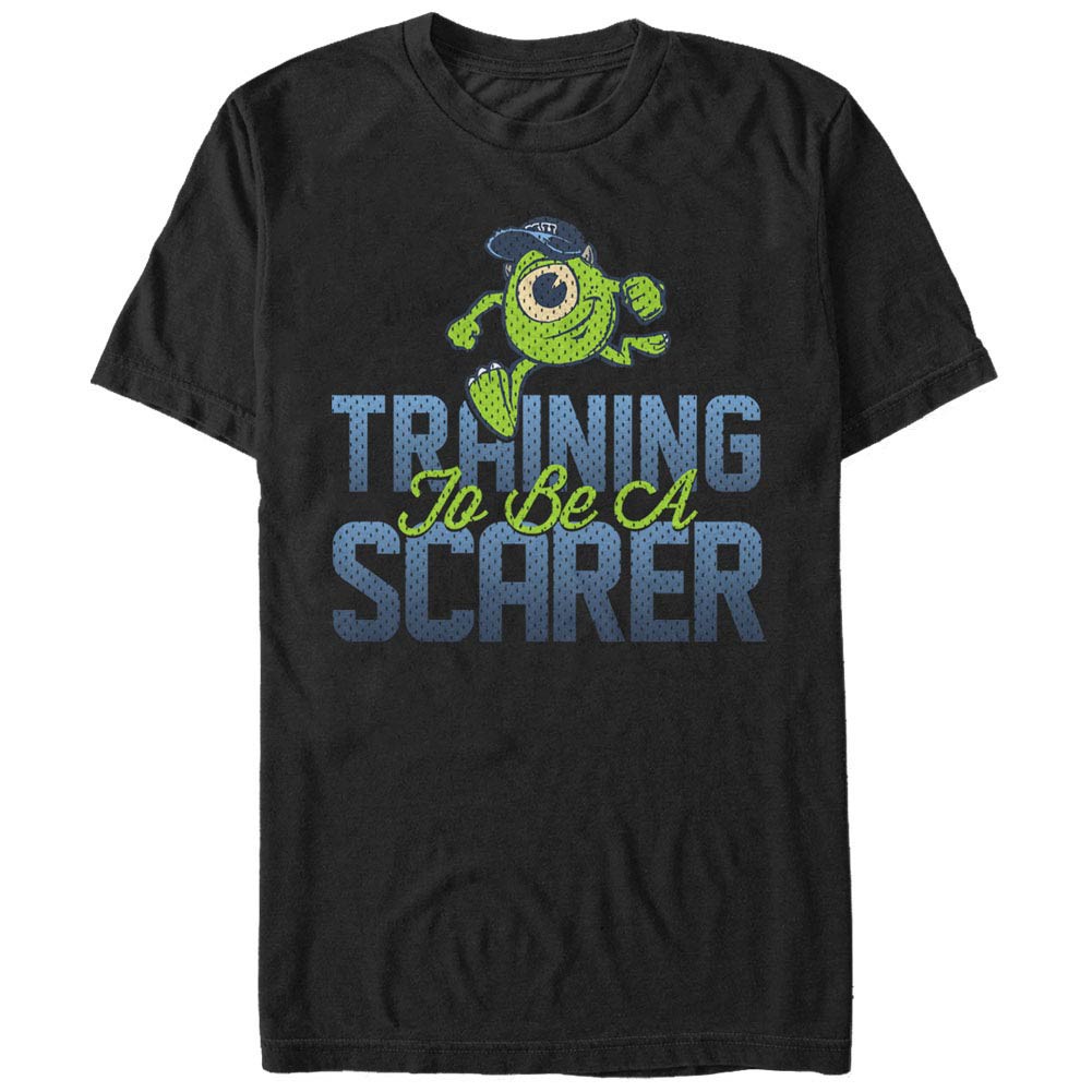 Disney Pixar Monsters Inc University Scarer In Training Black T-Shirt
